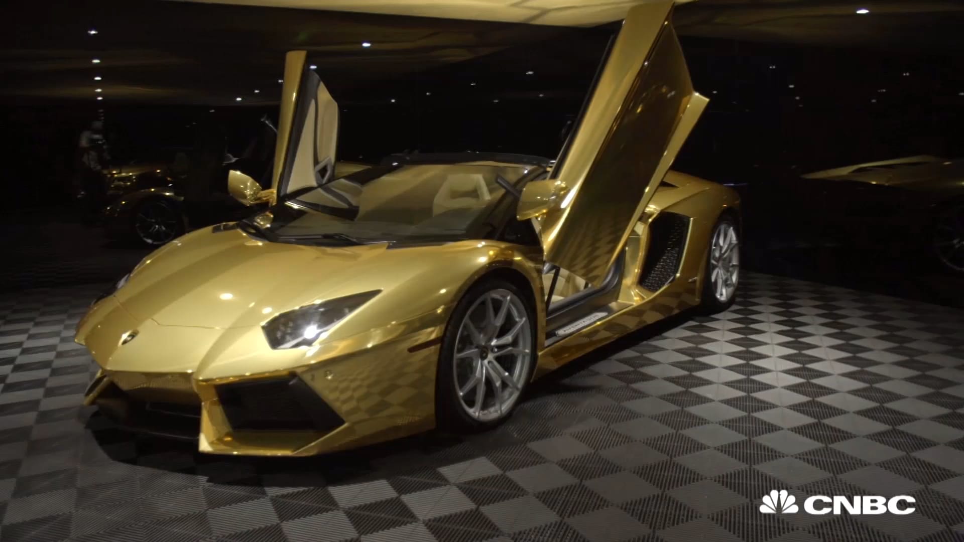 This L.A. Mansion Comes With A Gold Plated Lamborghini