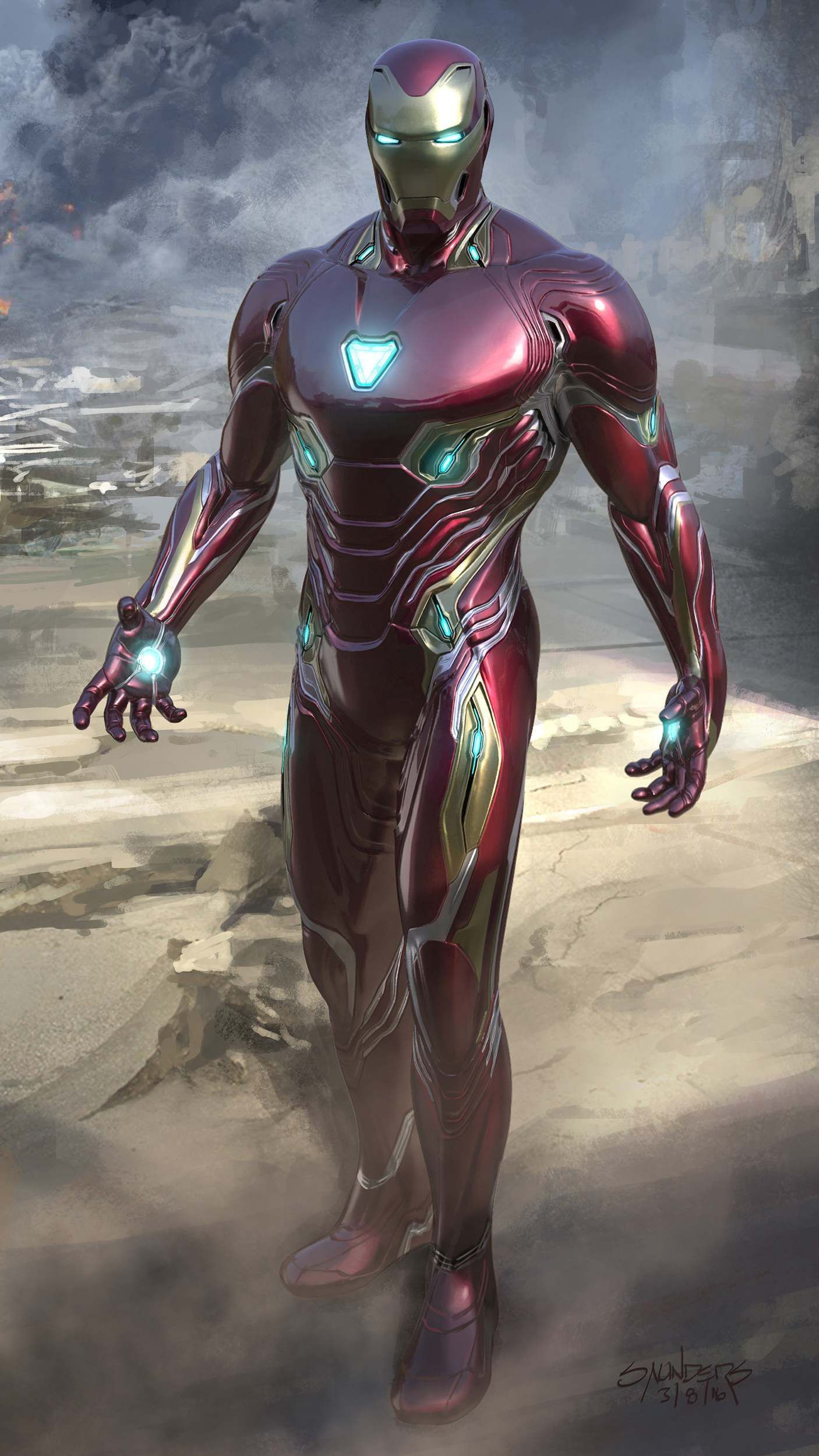 Iron Man Nano Technology Armor Wallpaper #wallpaper