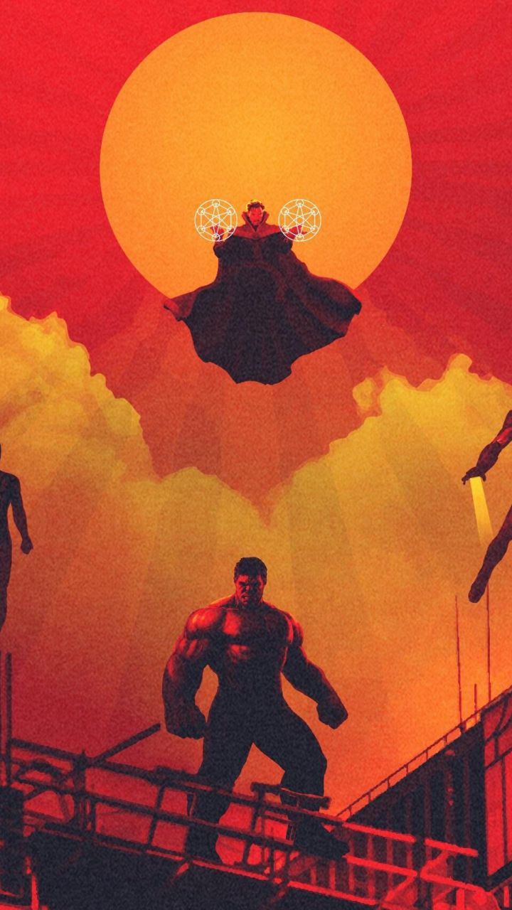 staggering wallpaper Avengers: infinity war, 2018 movie, hulk
