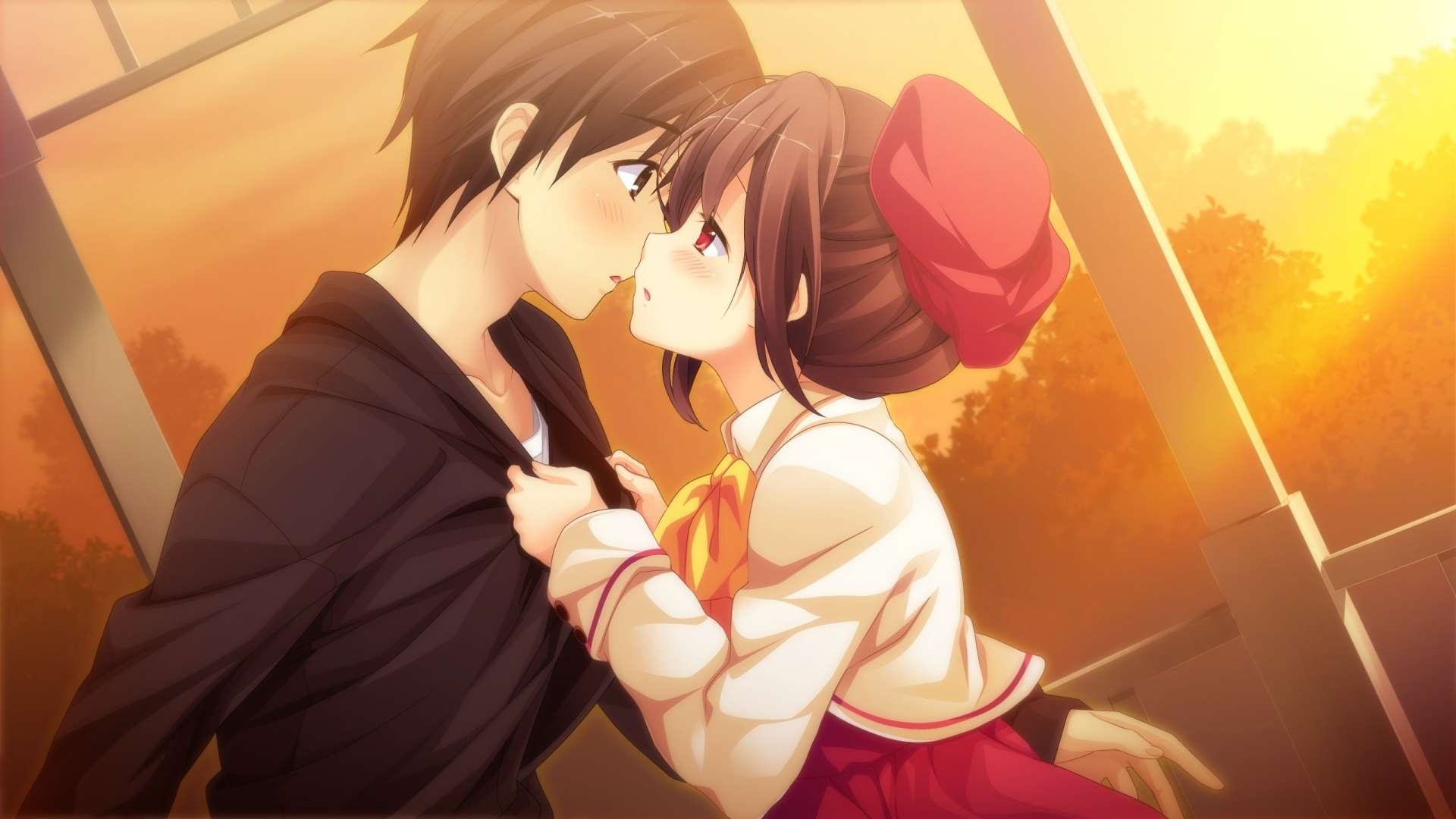 Anime Girl Kiss Boy