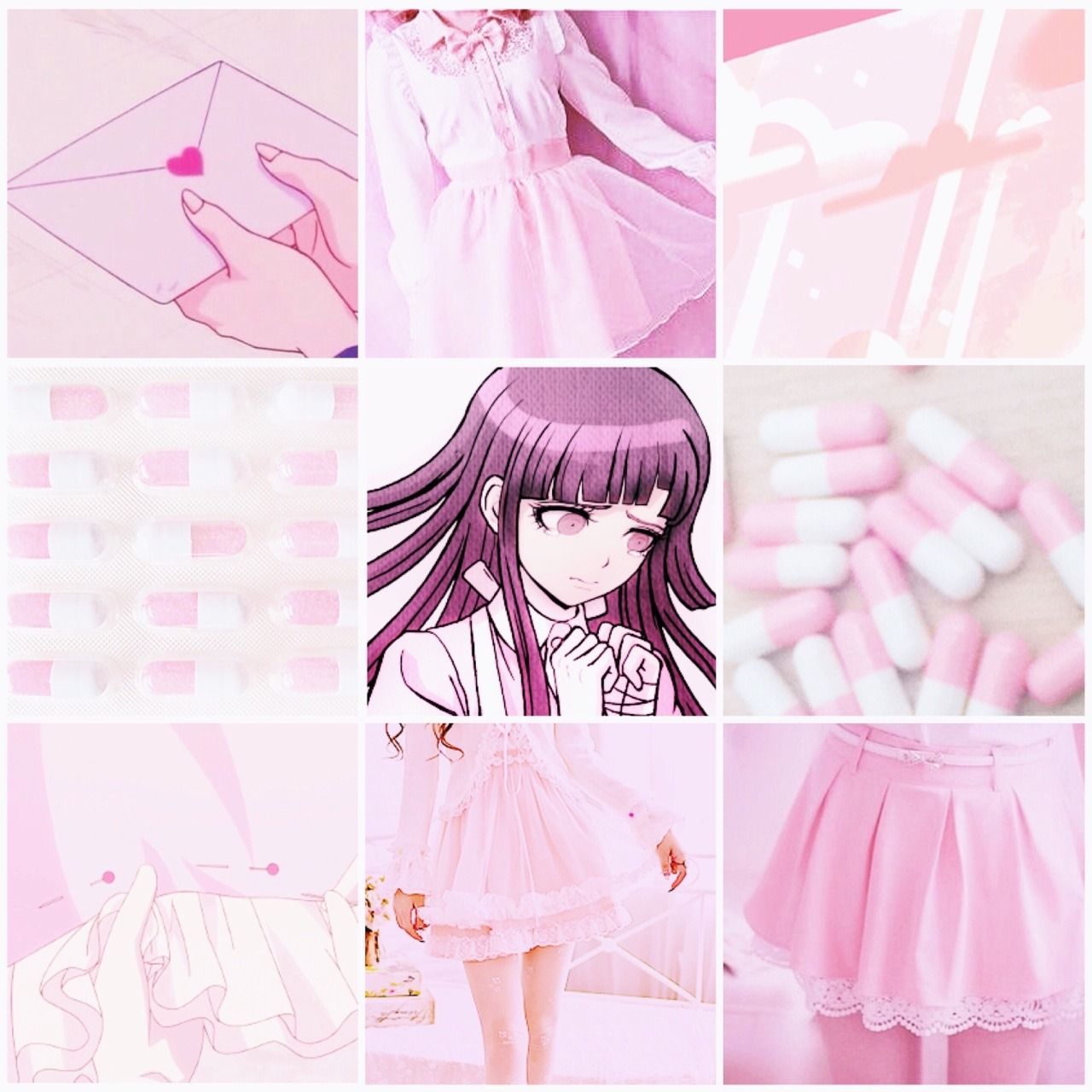 shslcare: “pink mikan tsumiki aesthetic for anon! ”. Mikan
