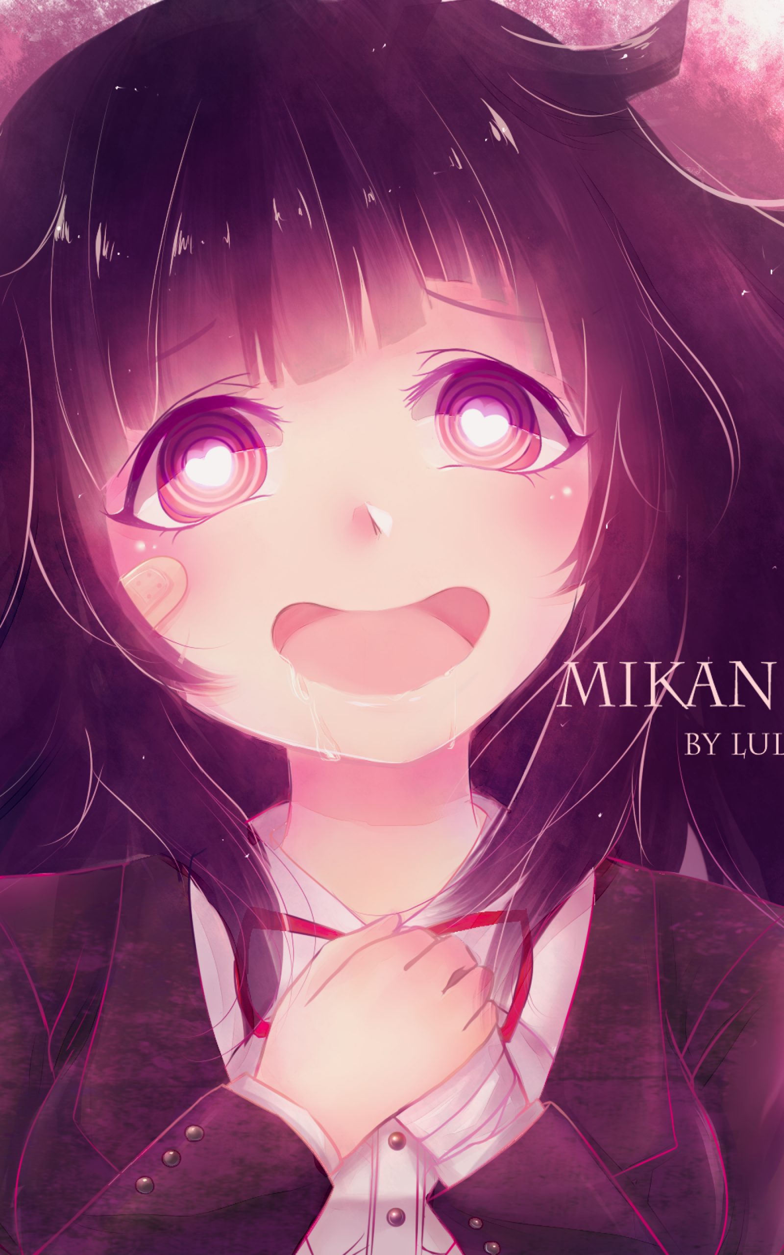 Download 1600x2560 Tsumiki Mikan, Danganronpa Creepy Smile
