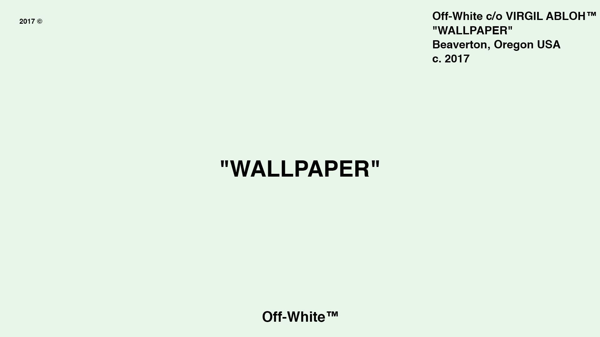 Off White Wallpaper Inspirational Pc Desktop Wallpaper Hypebeast