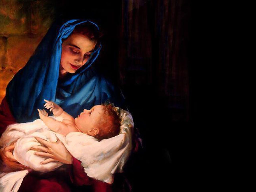 Free download Mother Mary Baby Jesus Wallpaper [1024x768]