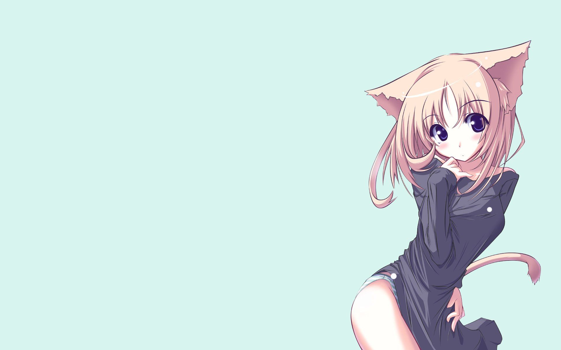 Anime Cat Girl Wallpaper