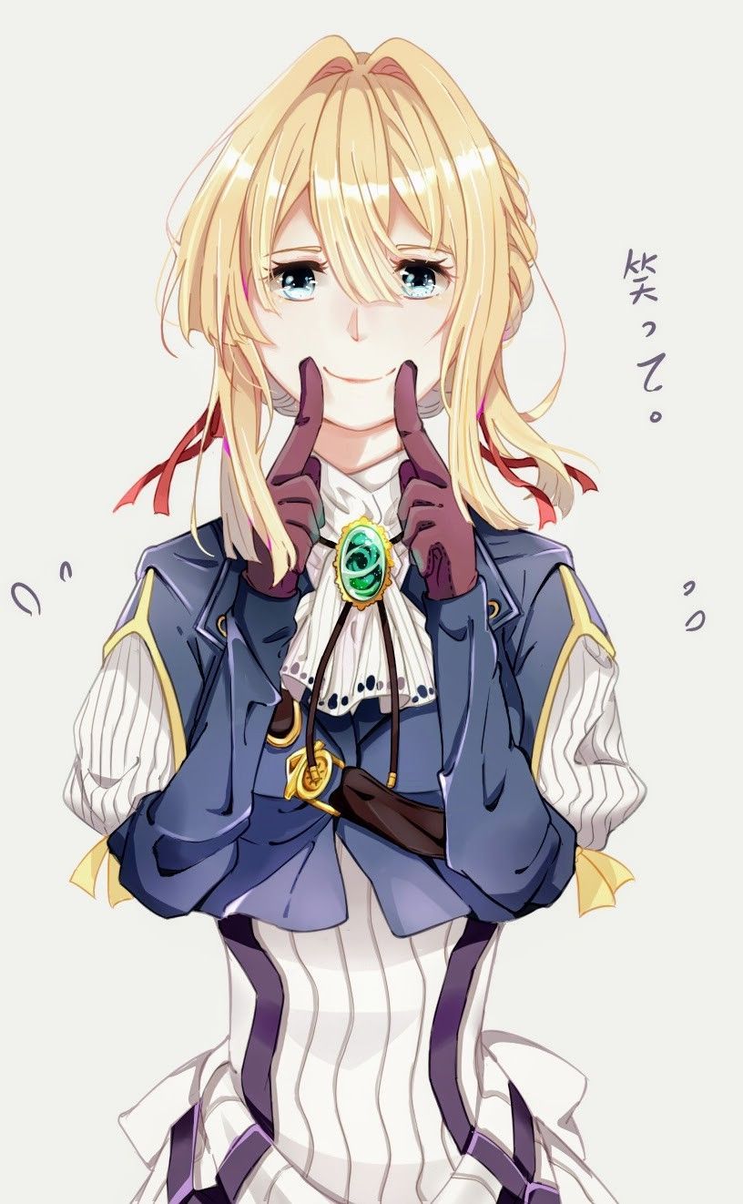 Violet Evergarden #GG #anime JUST SMILE WITH THE LIFE. Animasi