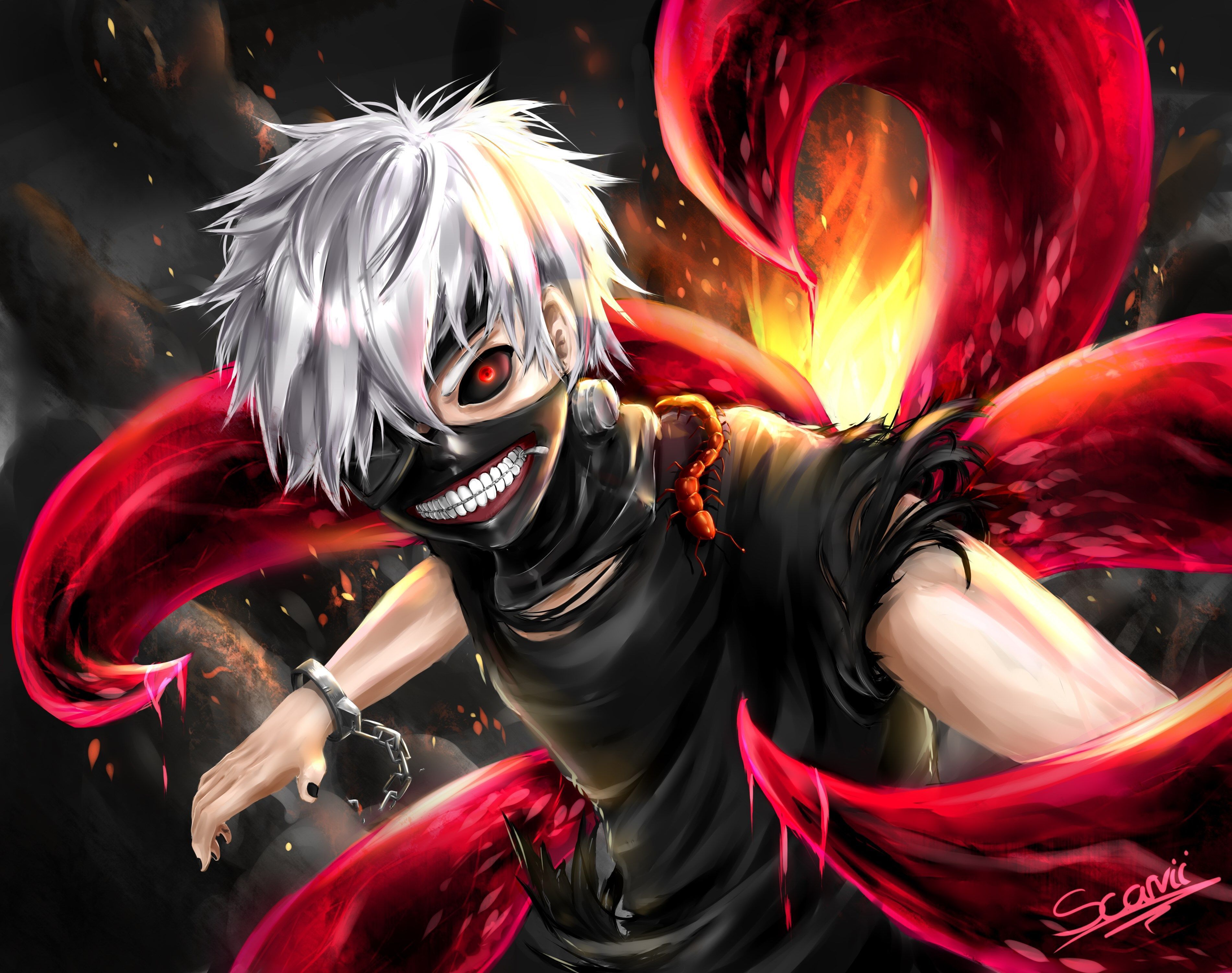 Anime-Music-Wallpaper - manga : tokyo ghoul re Shiro Kaneki