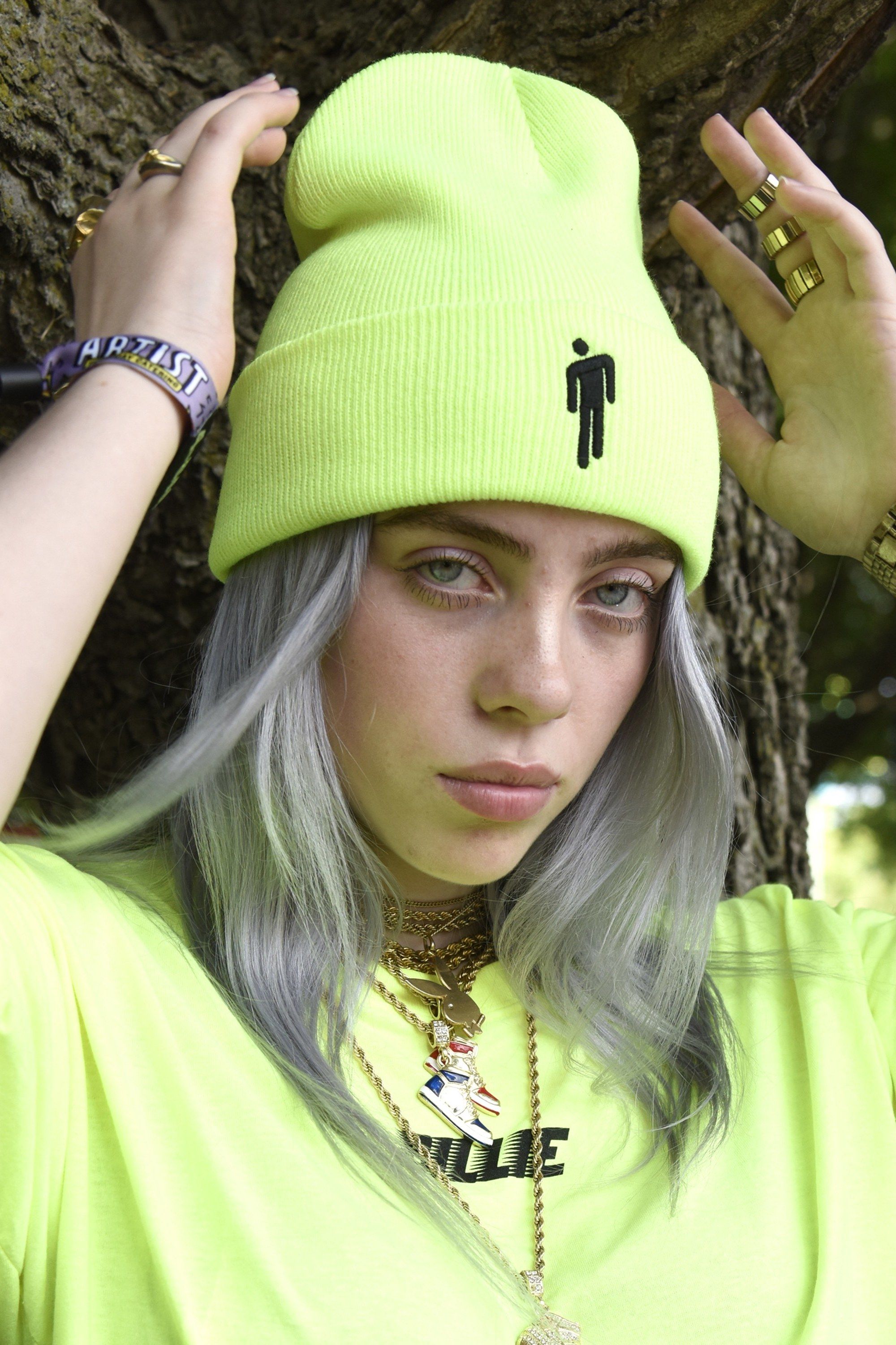 Billie Eilish Dyed Her Roots Neon Green