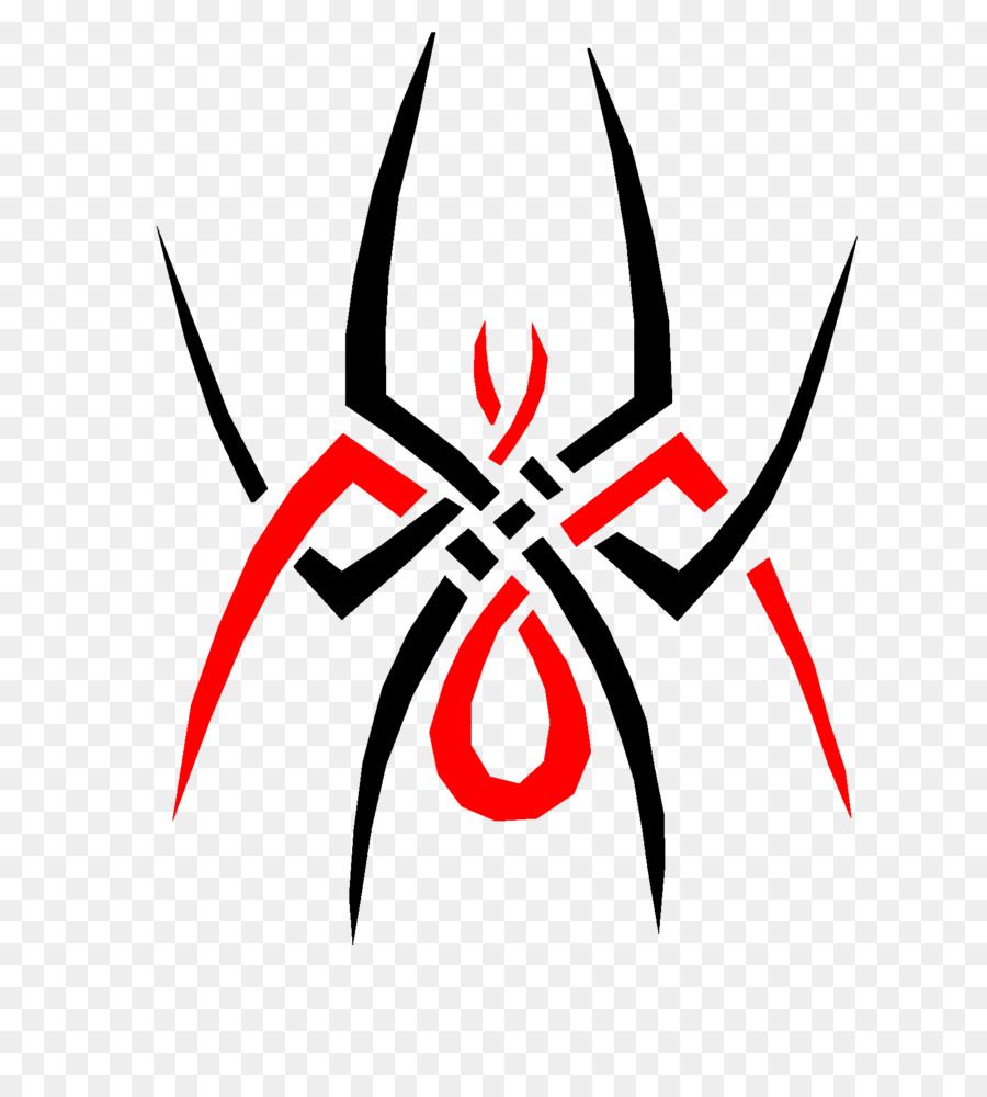 Drawn Spider tattoo Free Clip Art stock illustrations