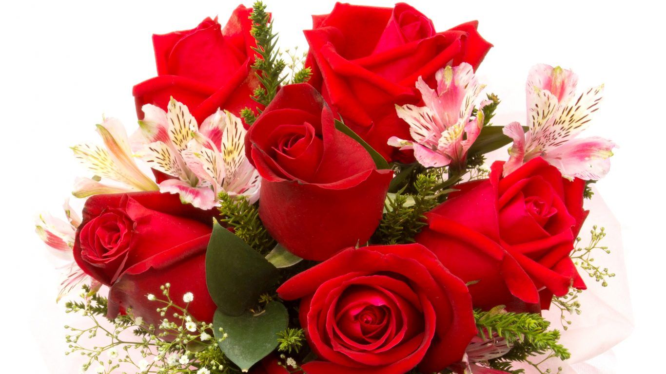 Red Roses Flowers Rose Bouquet Wallpaper Flower HD HD