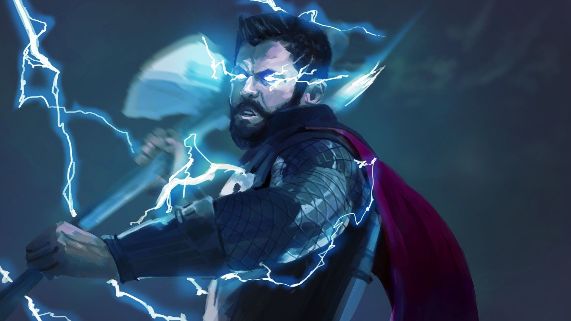 Thor Speedpaint, HD Superheroes, 4k Wallpaper, Image, Background, Photo and Picture