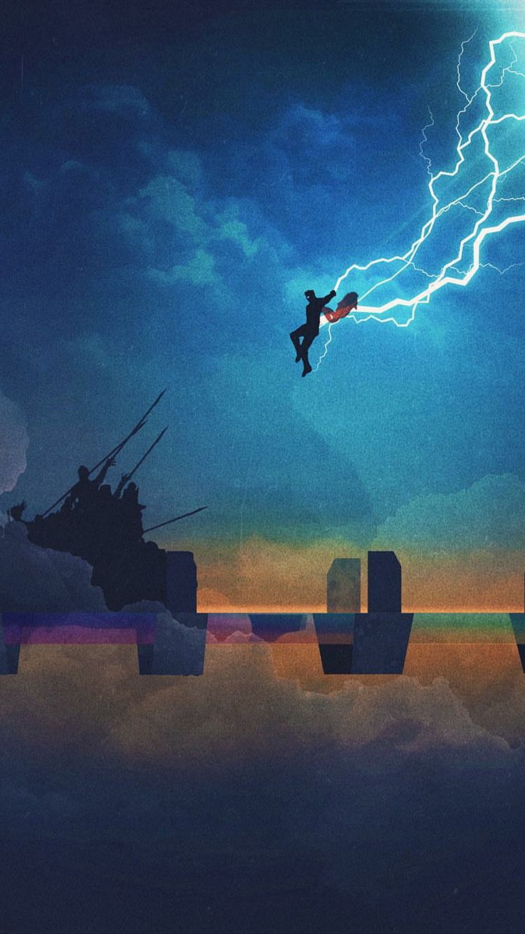 Thor: Love and Thunder (Marvel) - Thor (Chris Hemsworth) holding Stormbreaker  4K wallpaper download
