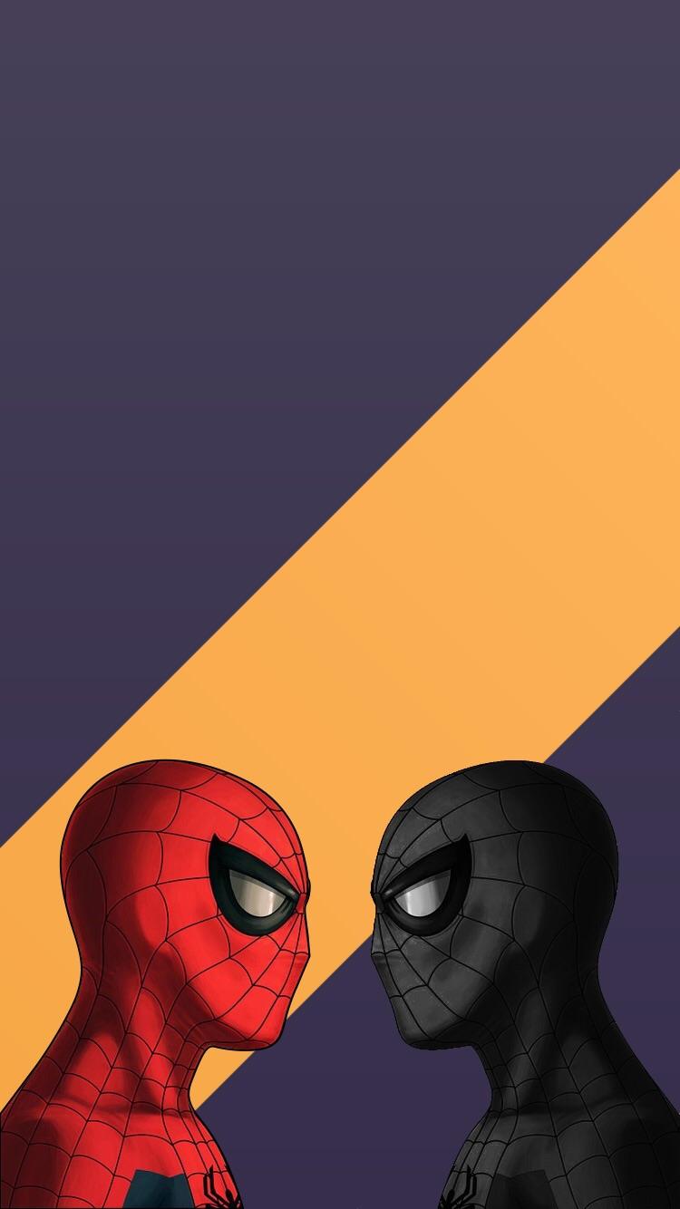 A Minimal Spider Man Black Spiderman
