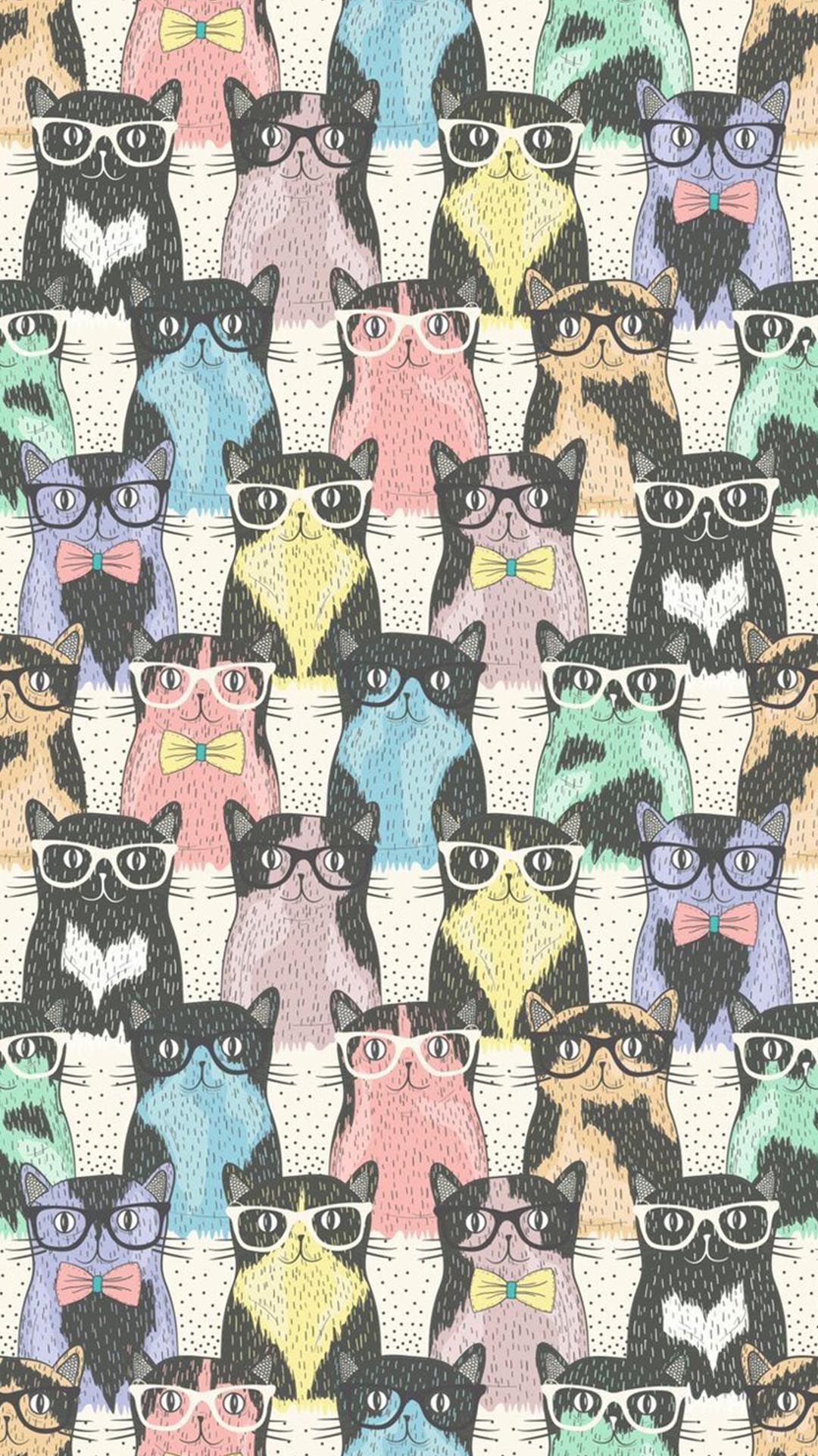 Backround. Cat wallpaper, Cat art, Cat pattern