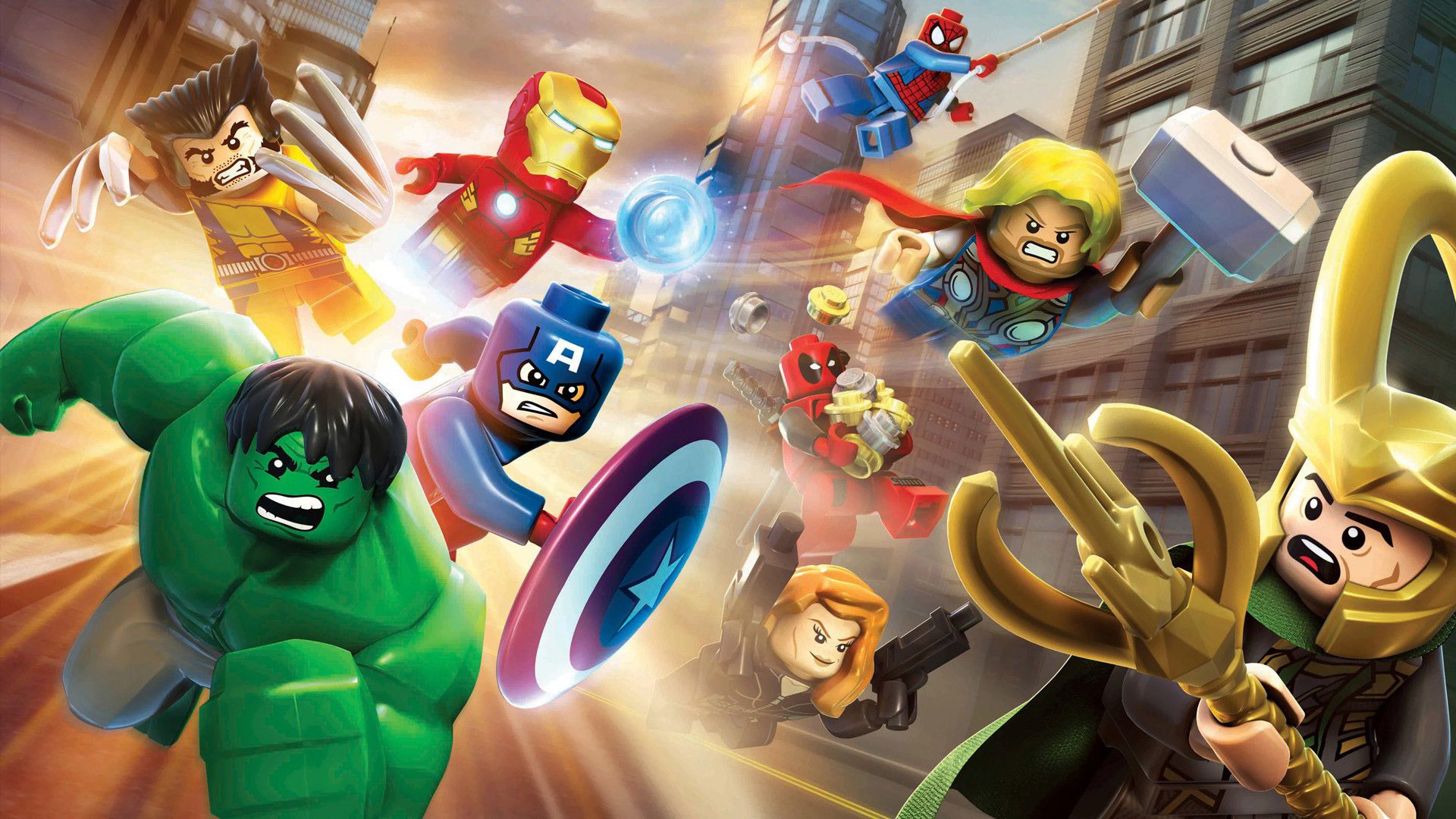 Lego Superheroes Wallpaper