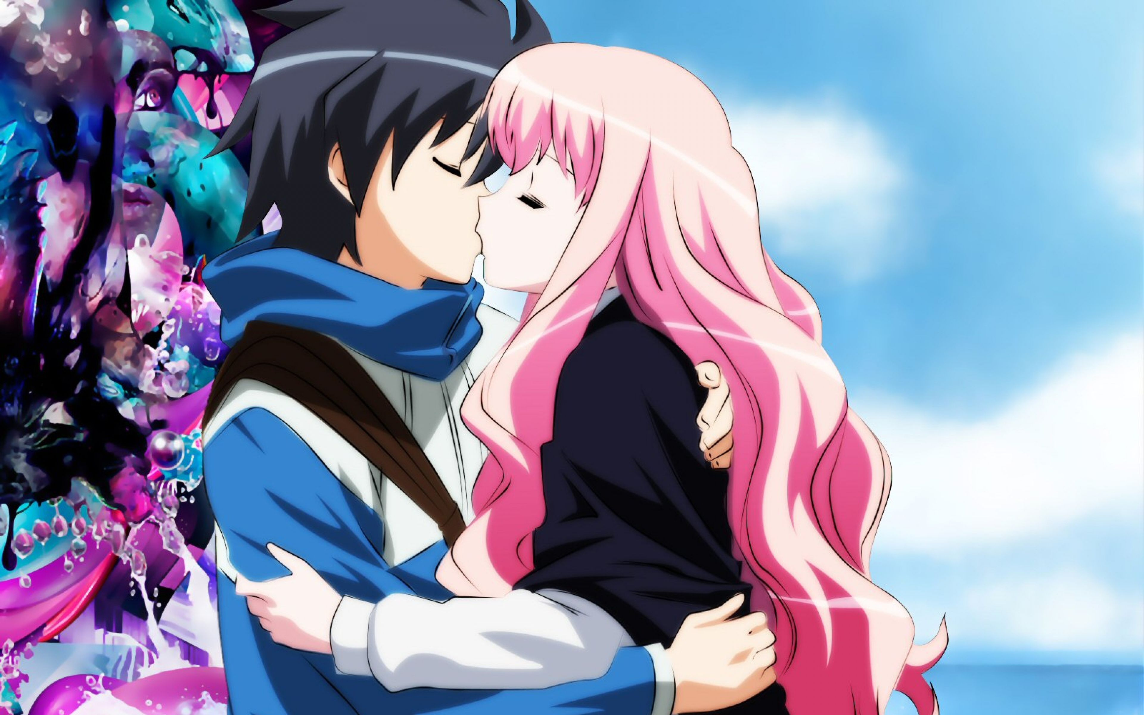 anato aflam: Picture Of Anime Boy And Girl Kissing