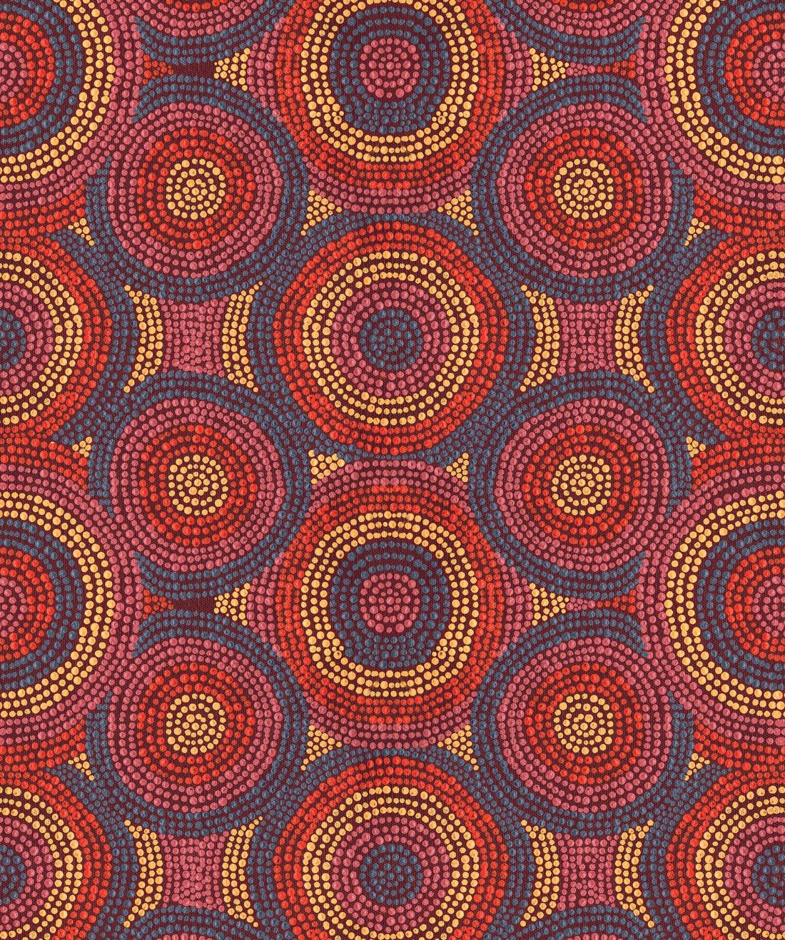 TjUSAula • Authentic Indigenous Dot Painting Wallpaper