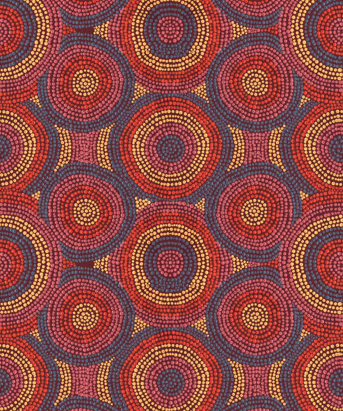 TjUSAula • Authentic Indigenous Dot Painting Wallpaper