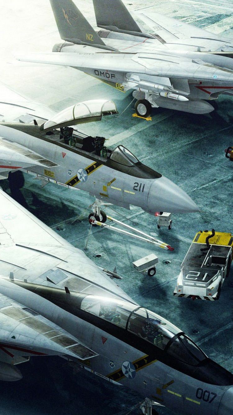 Grumman F14 Tomcat Jet Fighters iPhone 6 Wallpaper HD