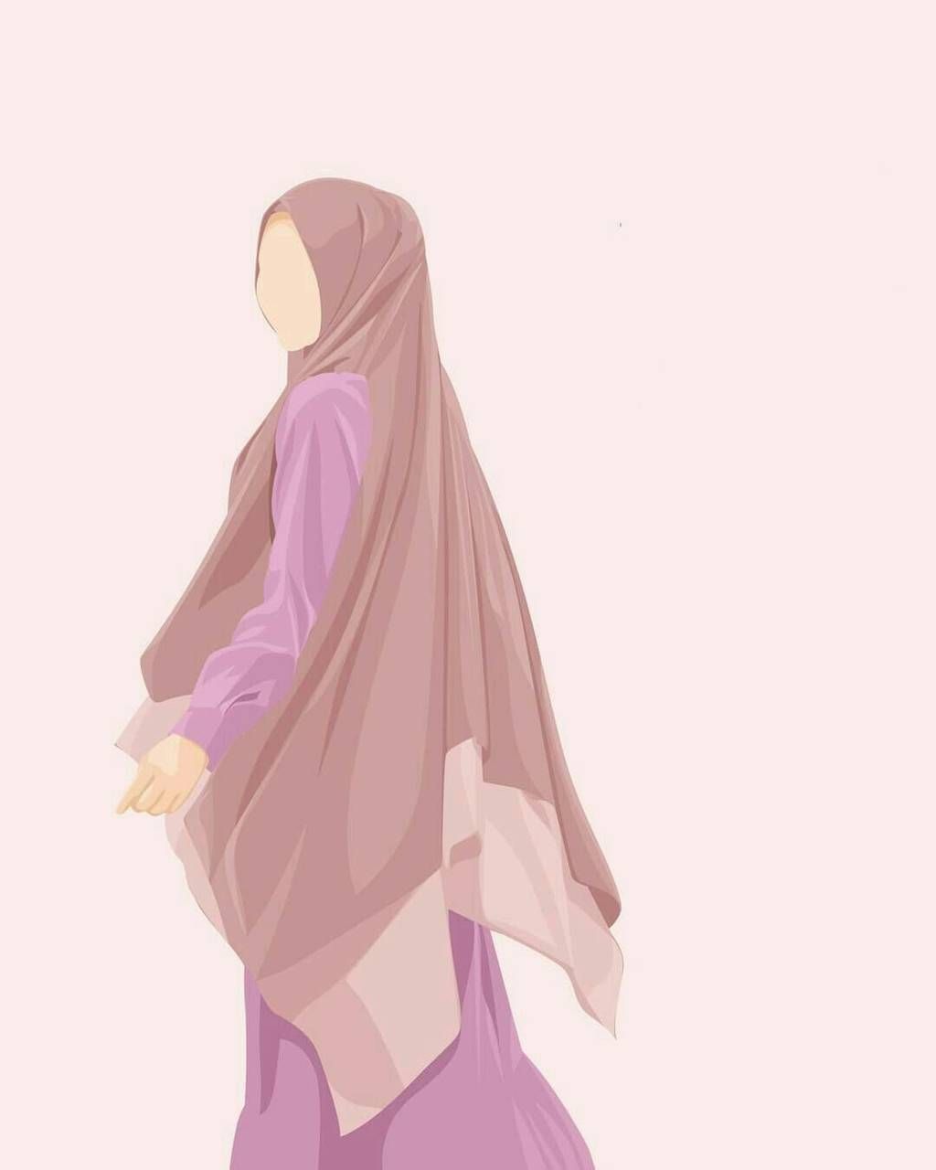 Girl with hijab wallpaper