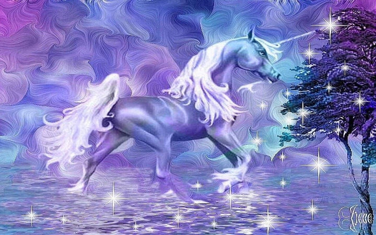 Unicorn Wallpaper Widescreen #unicorn #wallpaper #desktop