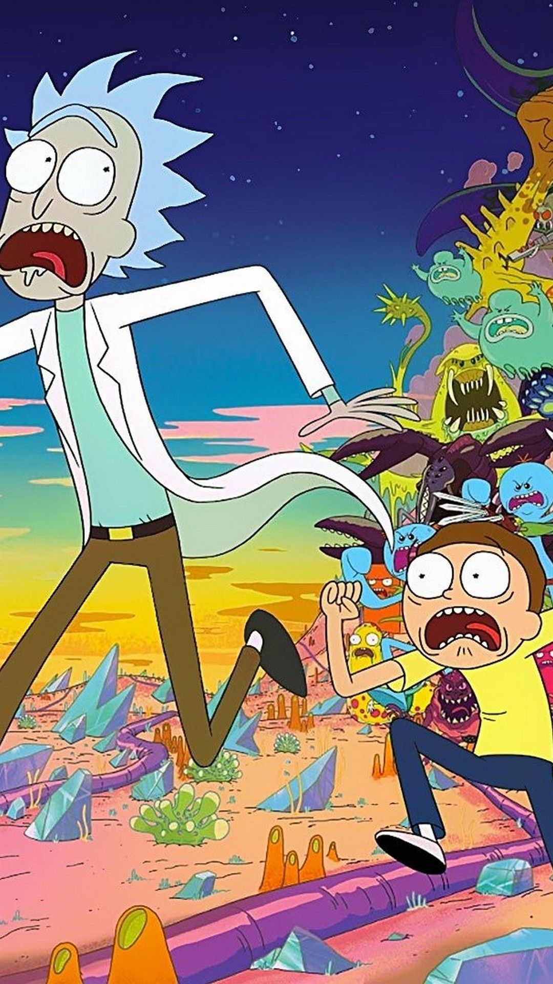 Rick and Morty iPhone Wallpaper Movie Poster Wallpaper HD