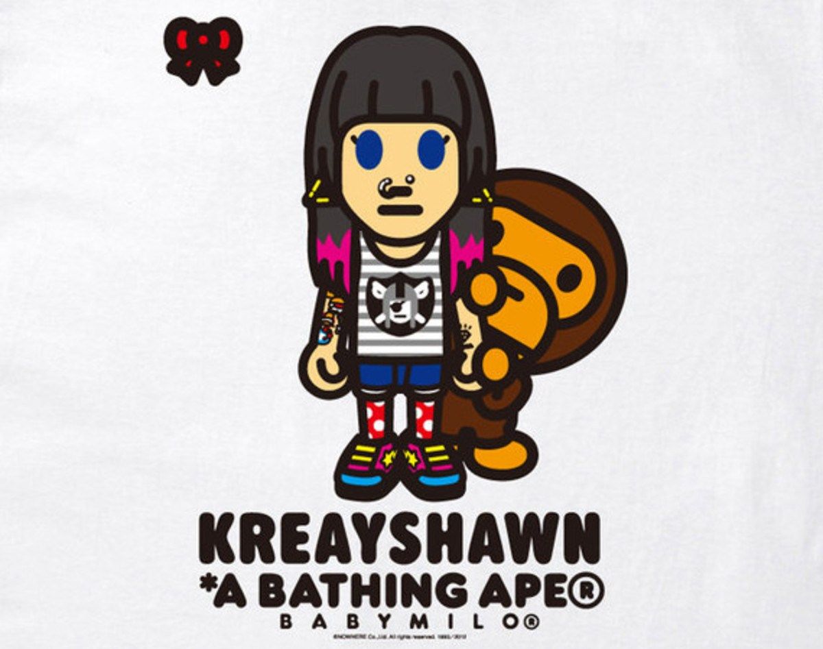 A Bathing Ape X Kreayshawn Bape Baby Milo T Shirt