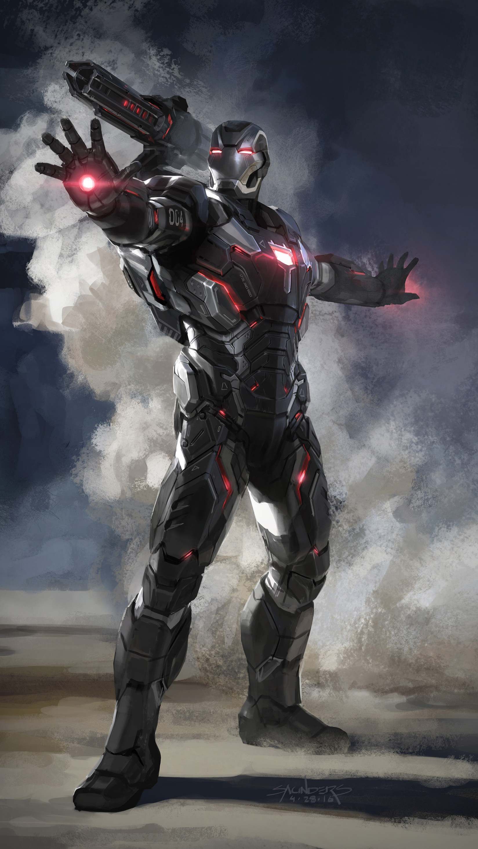 Avengers Endgame War Machine Armor iPhone Wallpaper. Marvel concept art, War machine, Iron man avengers