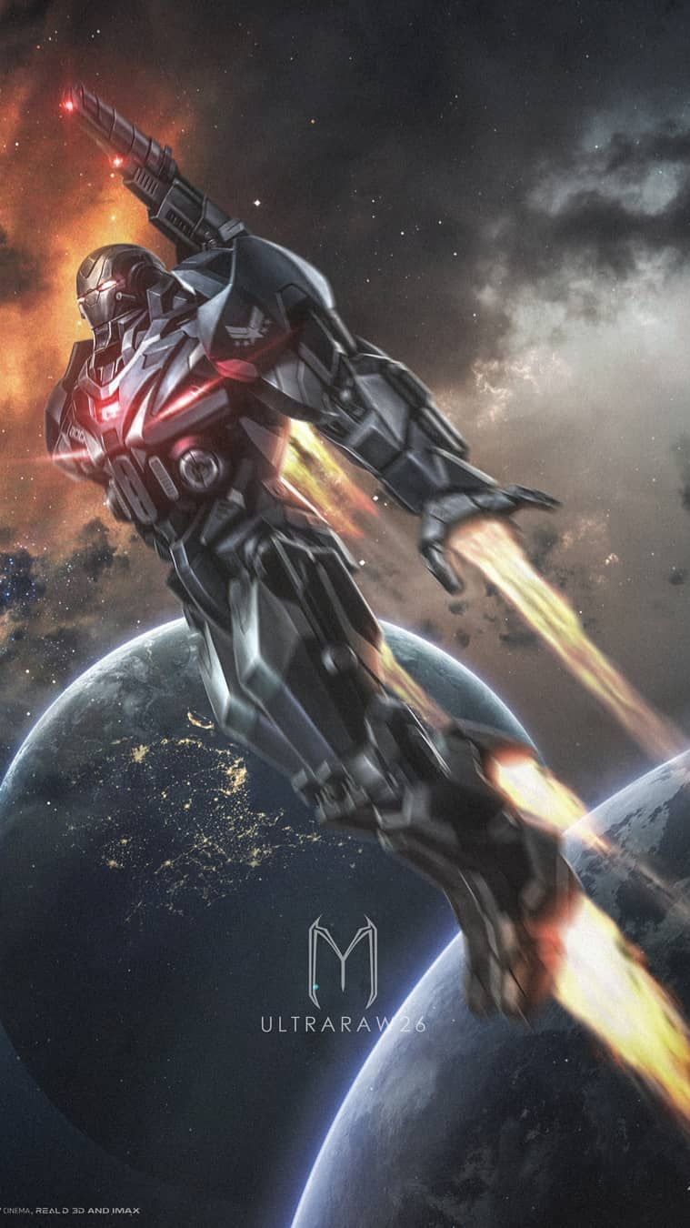 War Machine Avengers Endgame iPhone Wallpaper. Marvel iron man