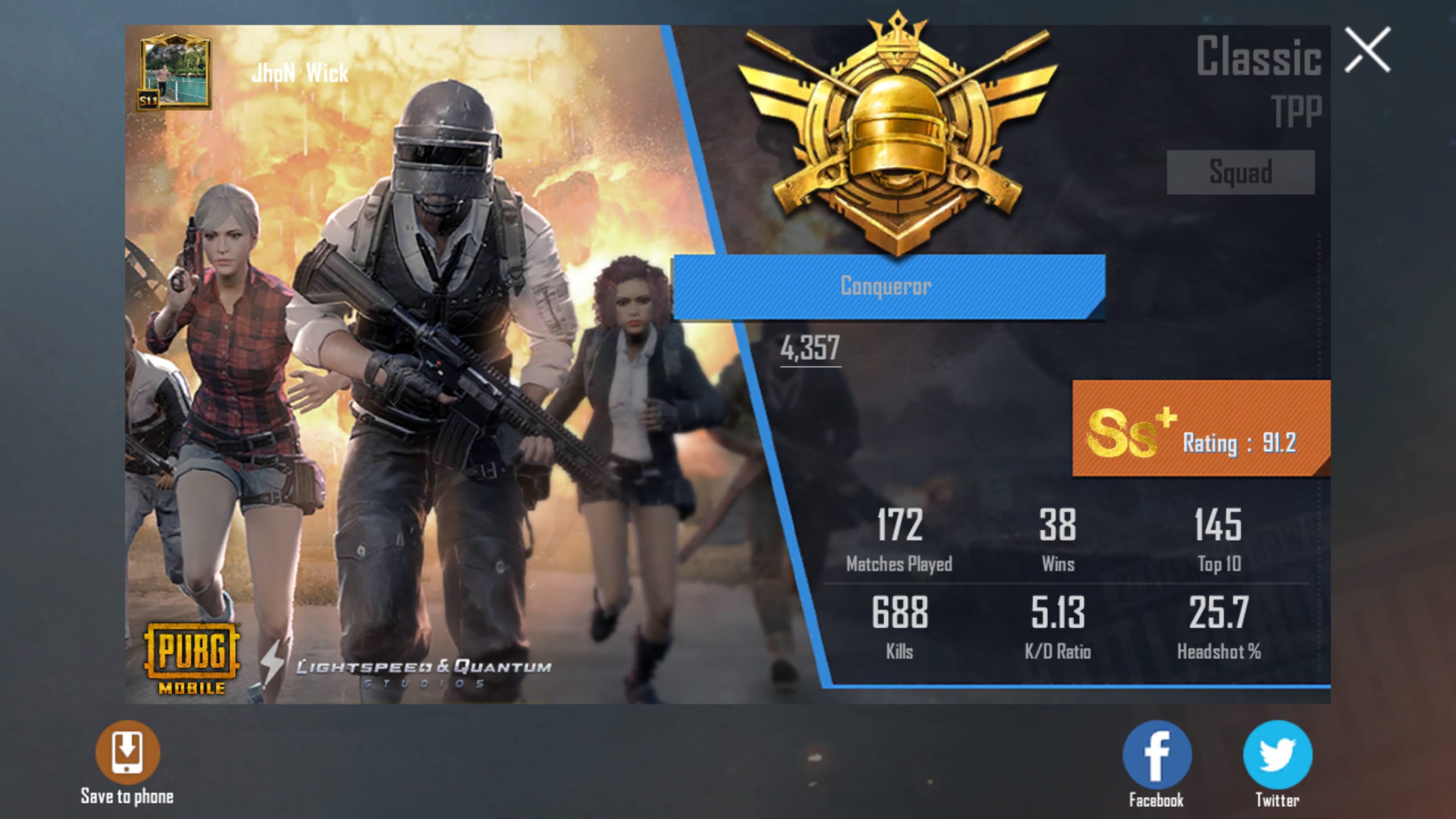 Do conqueror or ace in pubg mobile