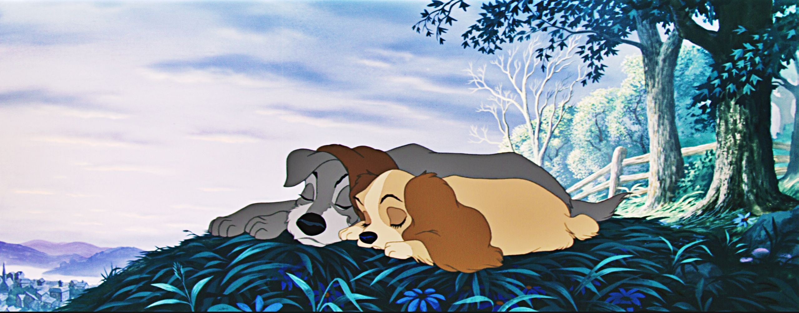Lady and the Tramp Desktop Background