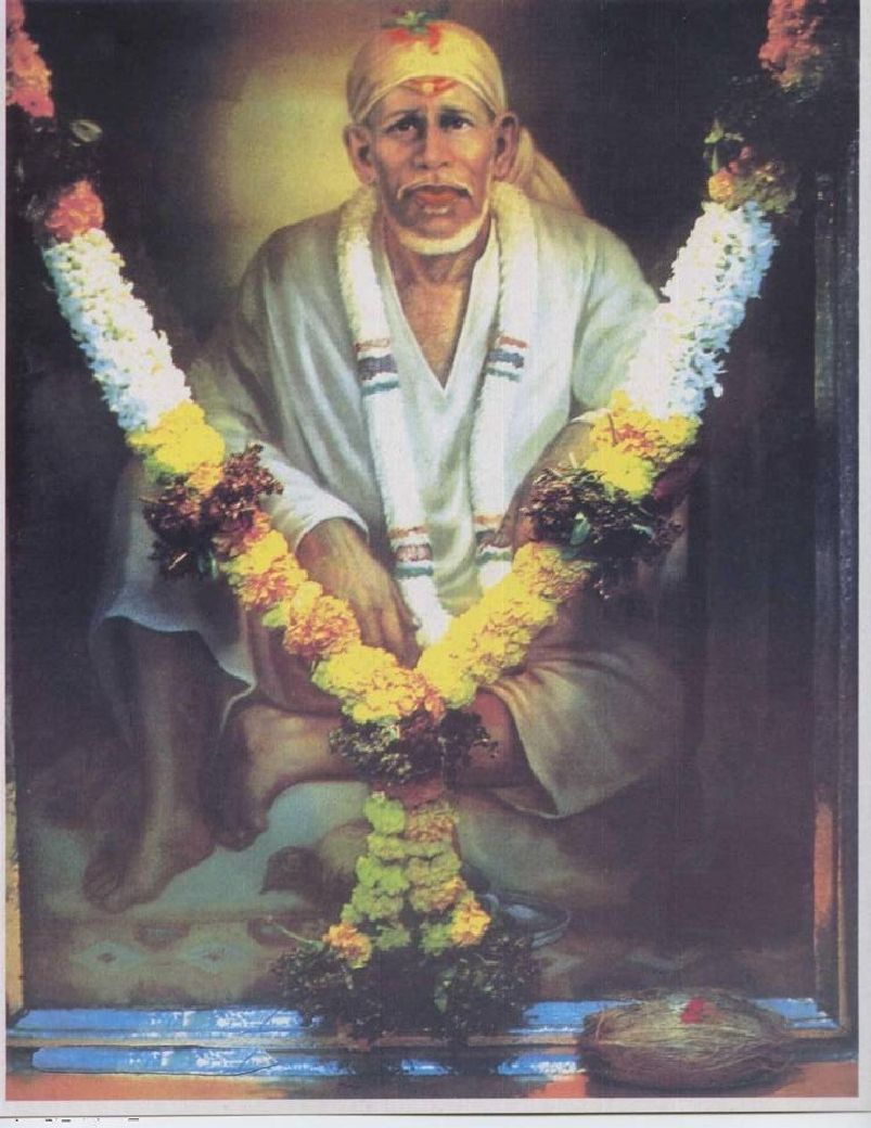 Shri Sai Baba Wallpaper. Sai Baba Aarti. Shirdi Sai Baba