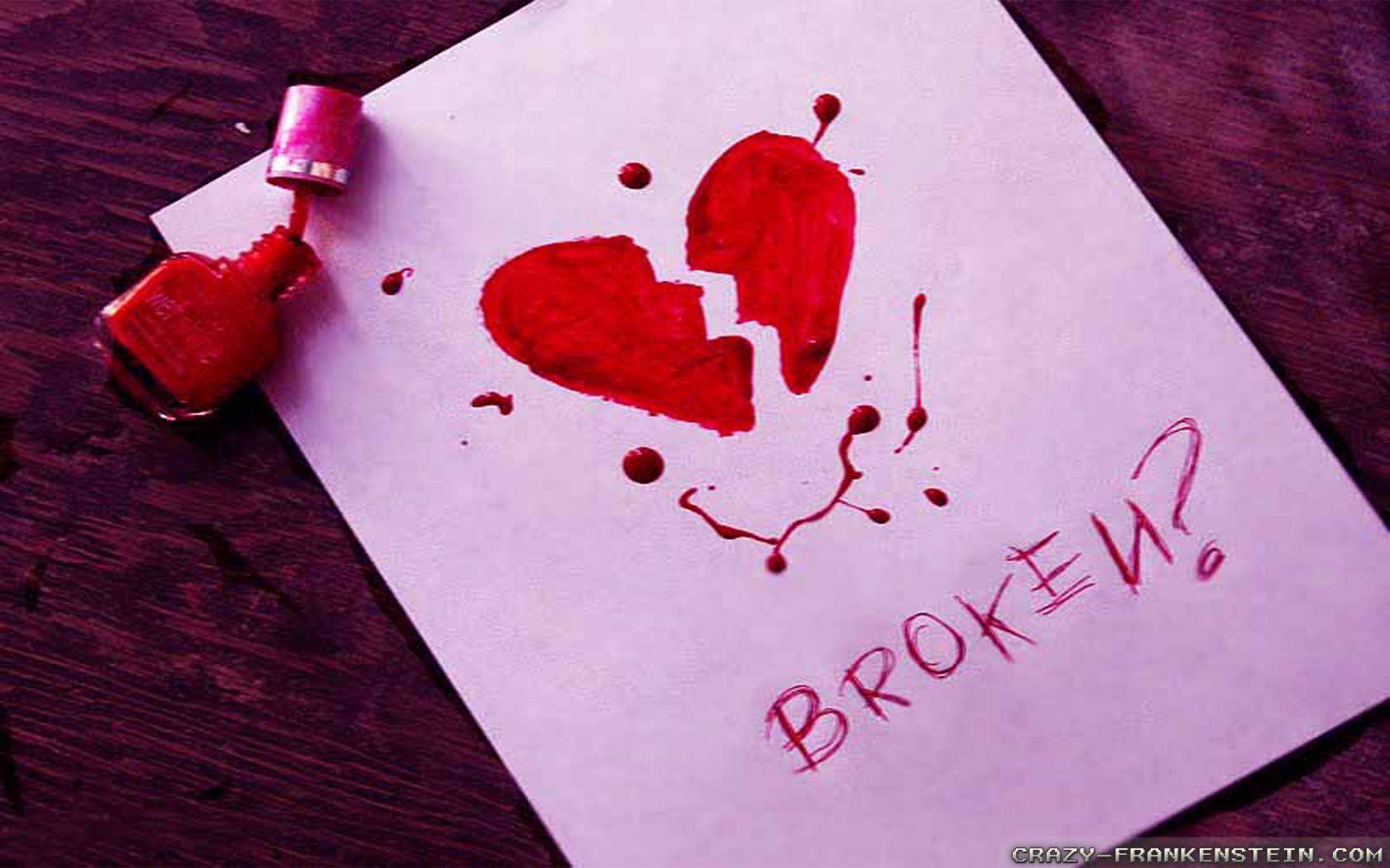 Wallpaper On Broken Heart