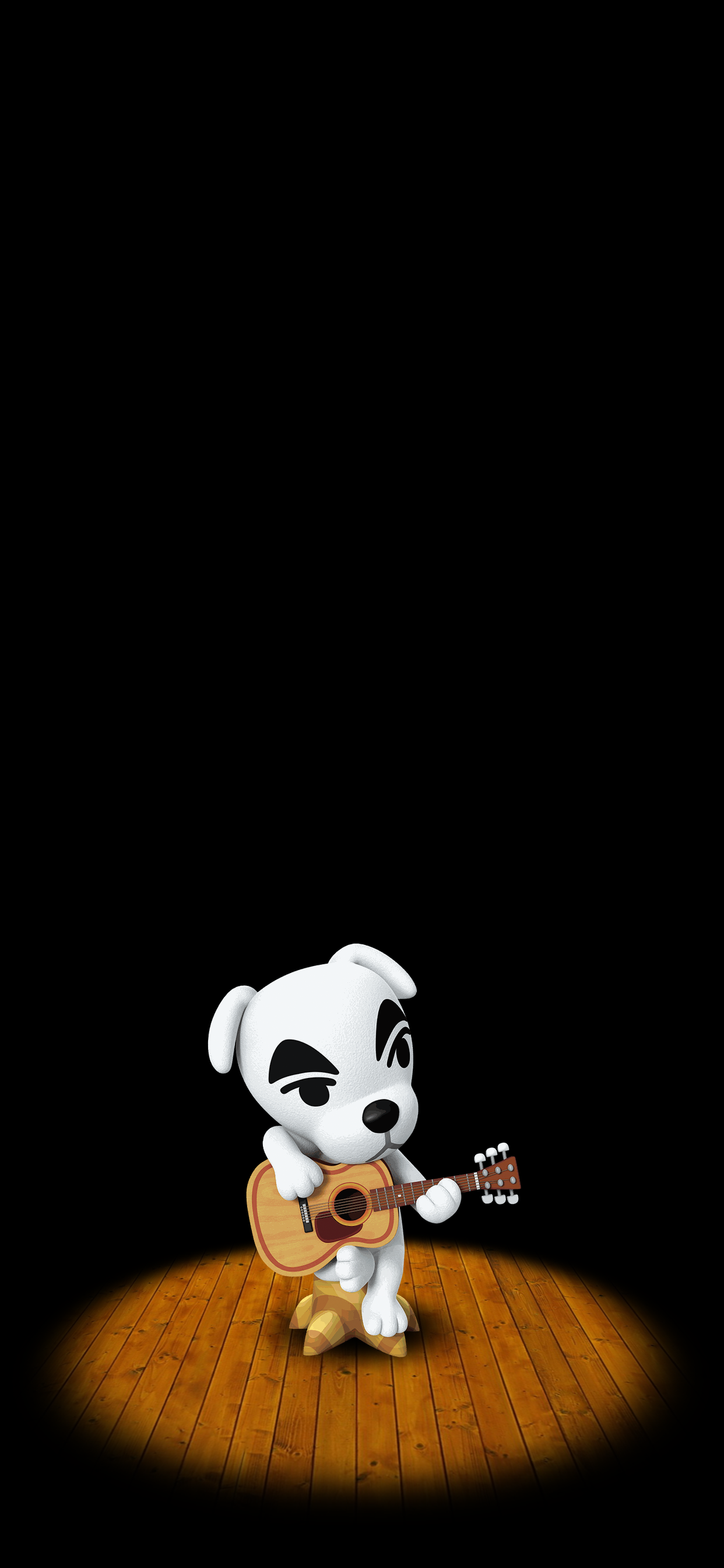 My first Animal Crossing wallpaper for AMOLED phones was a hit, so I made a second one: K.K. Slider!