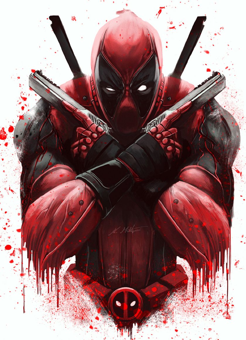 Marvel Deadpool Artwork 840x1160 Resolution Wallpaper, HD