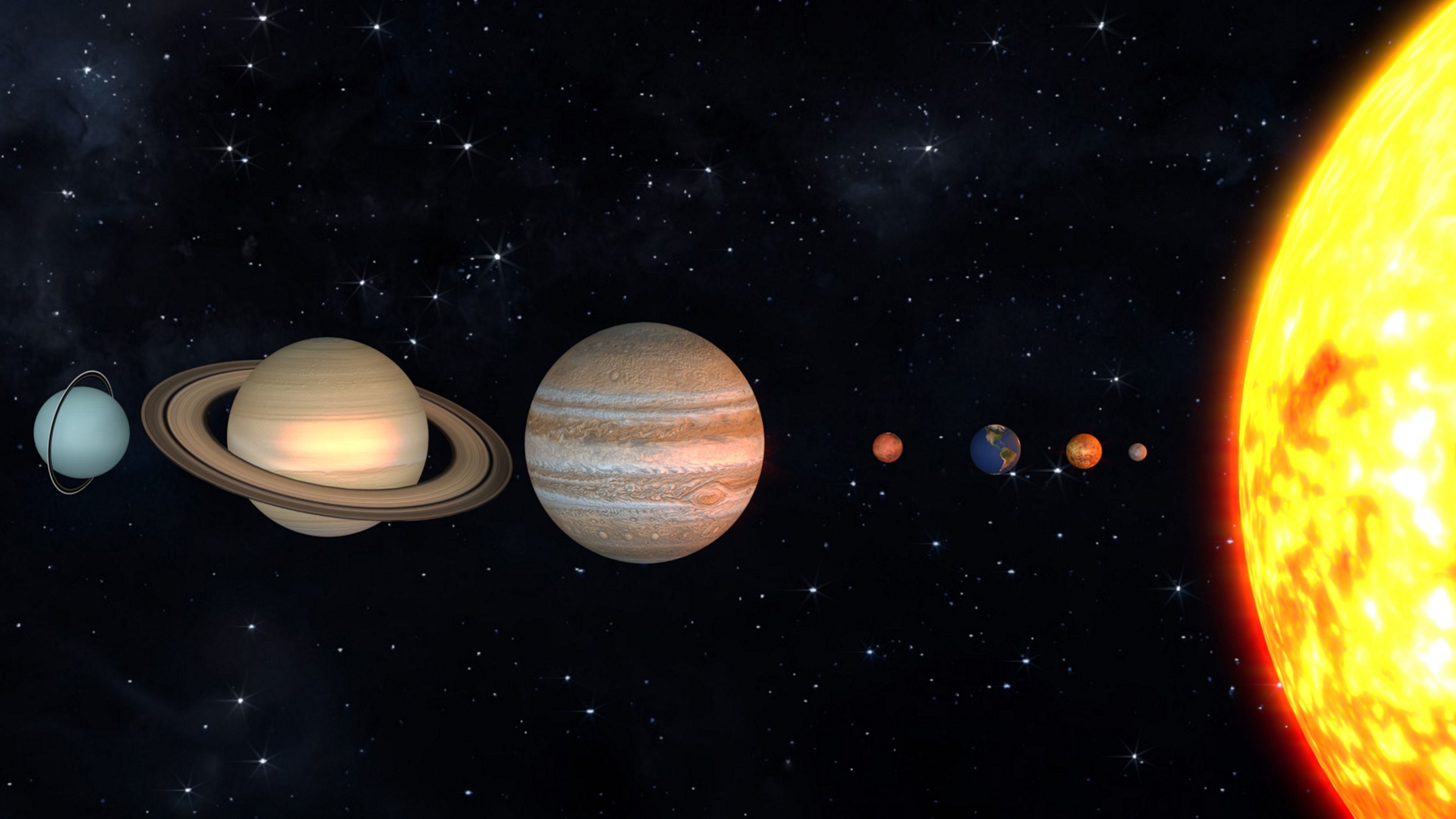 Cosmic Galaxy Planet 4k Background for Desktop
