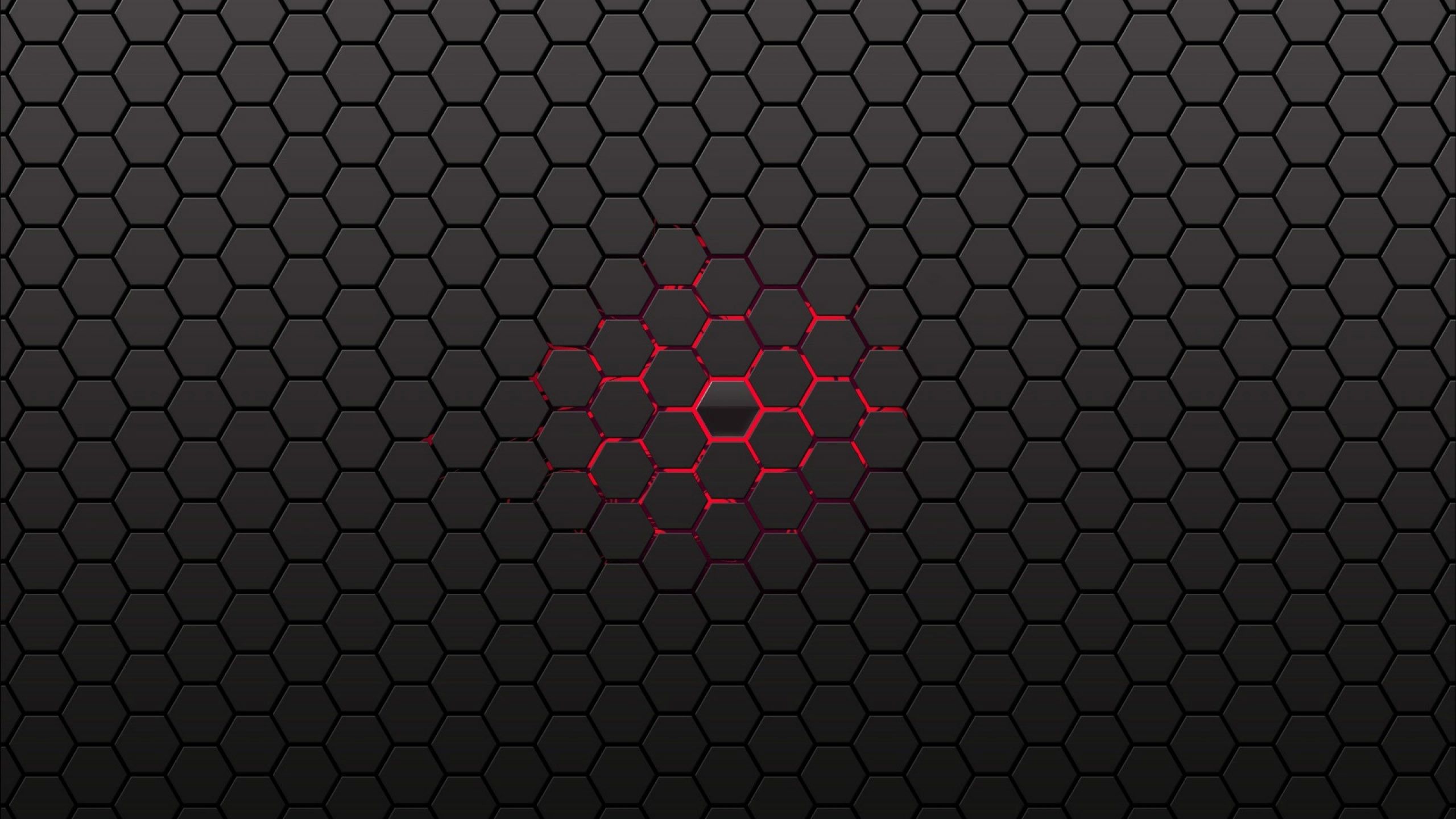 Black Hexagon Wallpaper