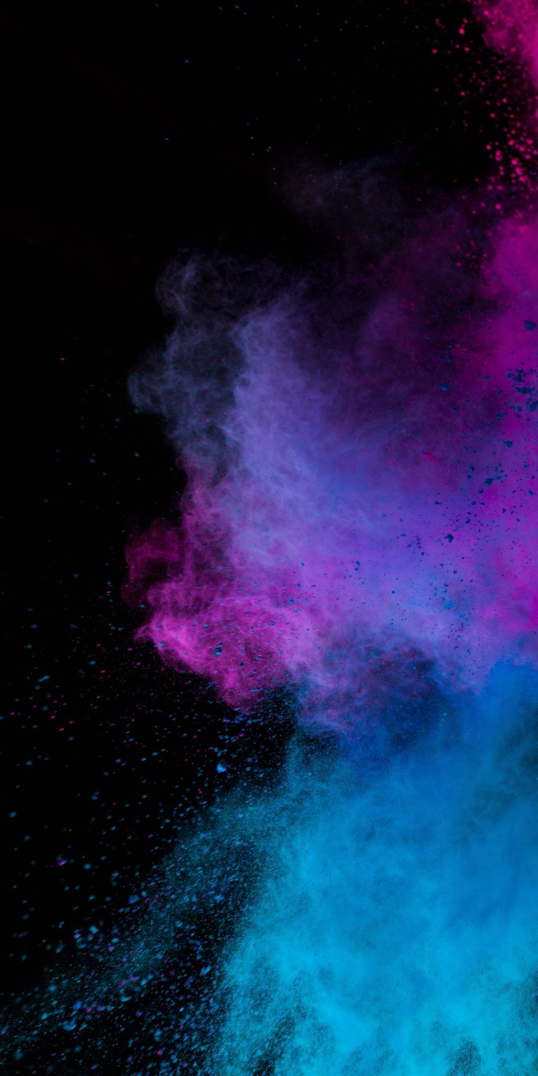 Dusk, powder, paint, holi, multicolored Wallpaper. Samsung