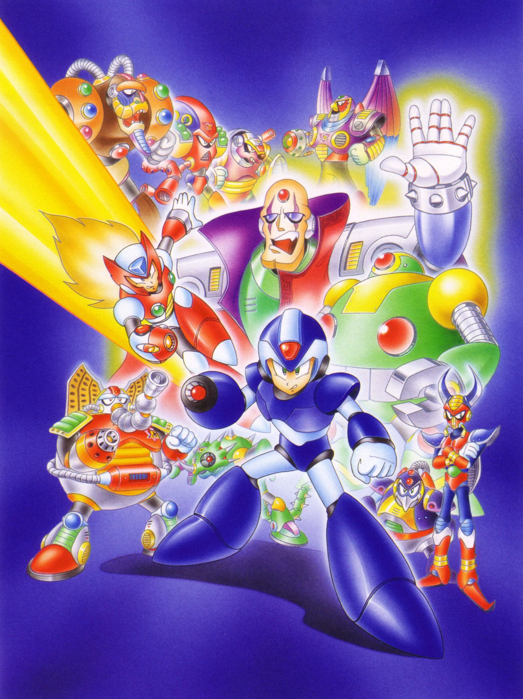 Mega Man X3 Select Screen