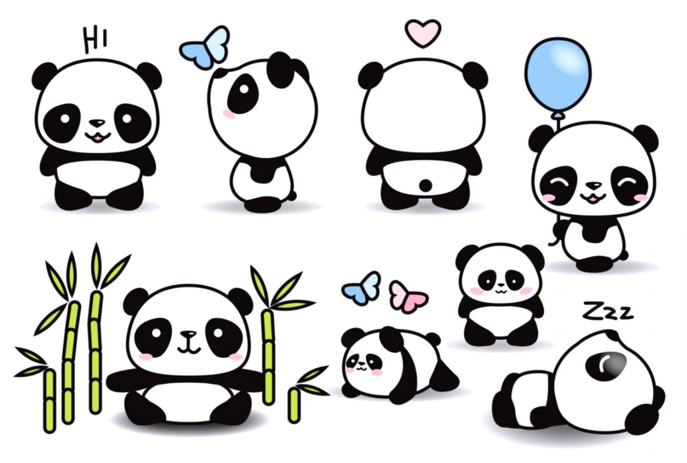 Panda Clipart Wallpaper