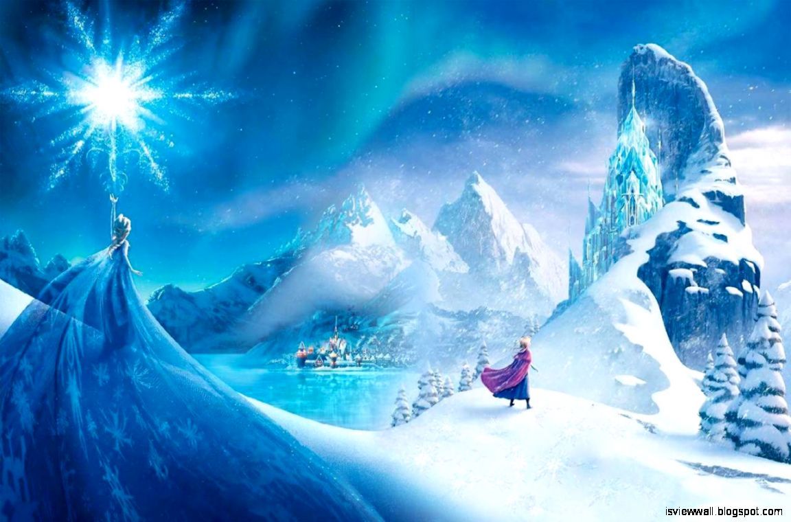 Frozen Ice Castle Wallpaper