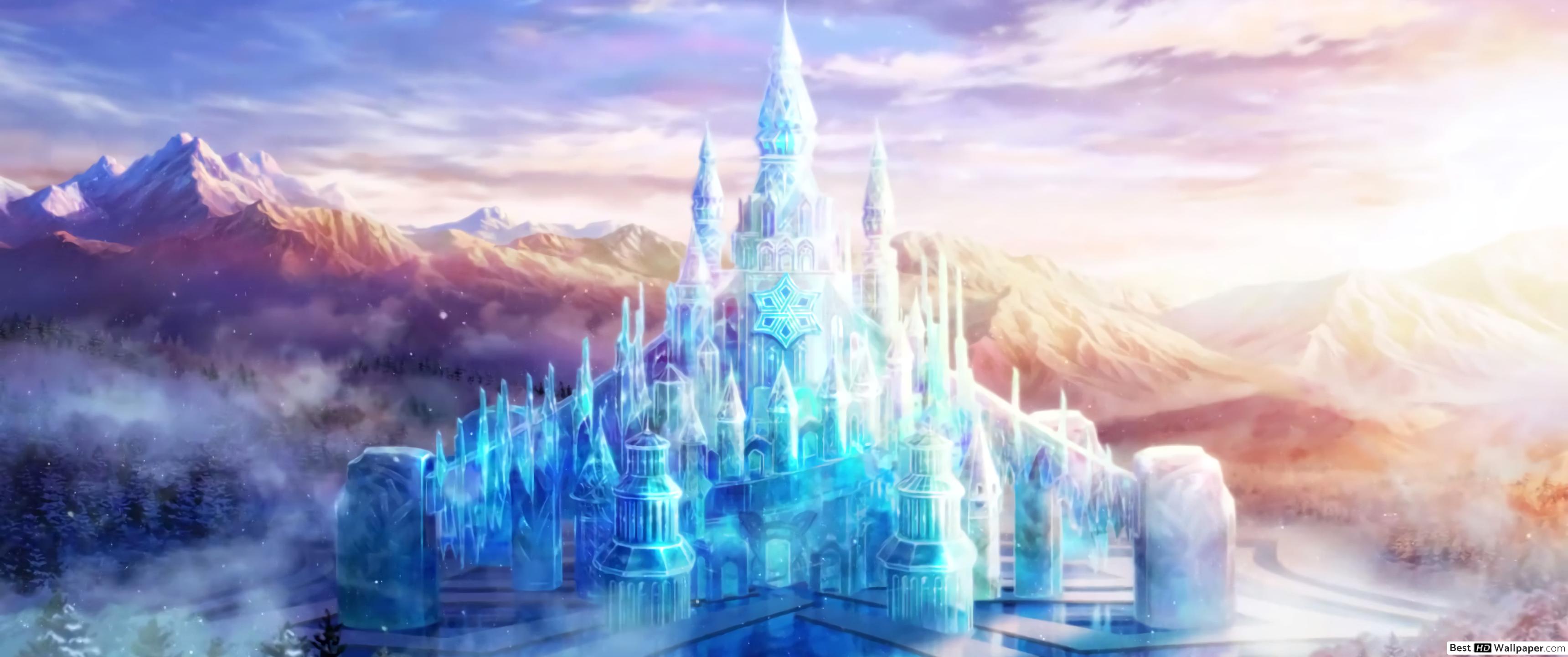 Iced castle HD wallpaper download