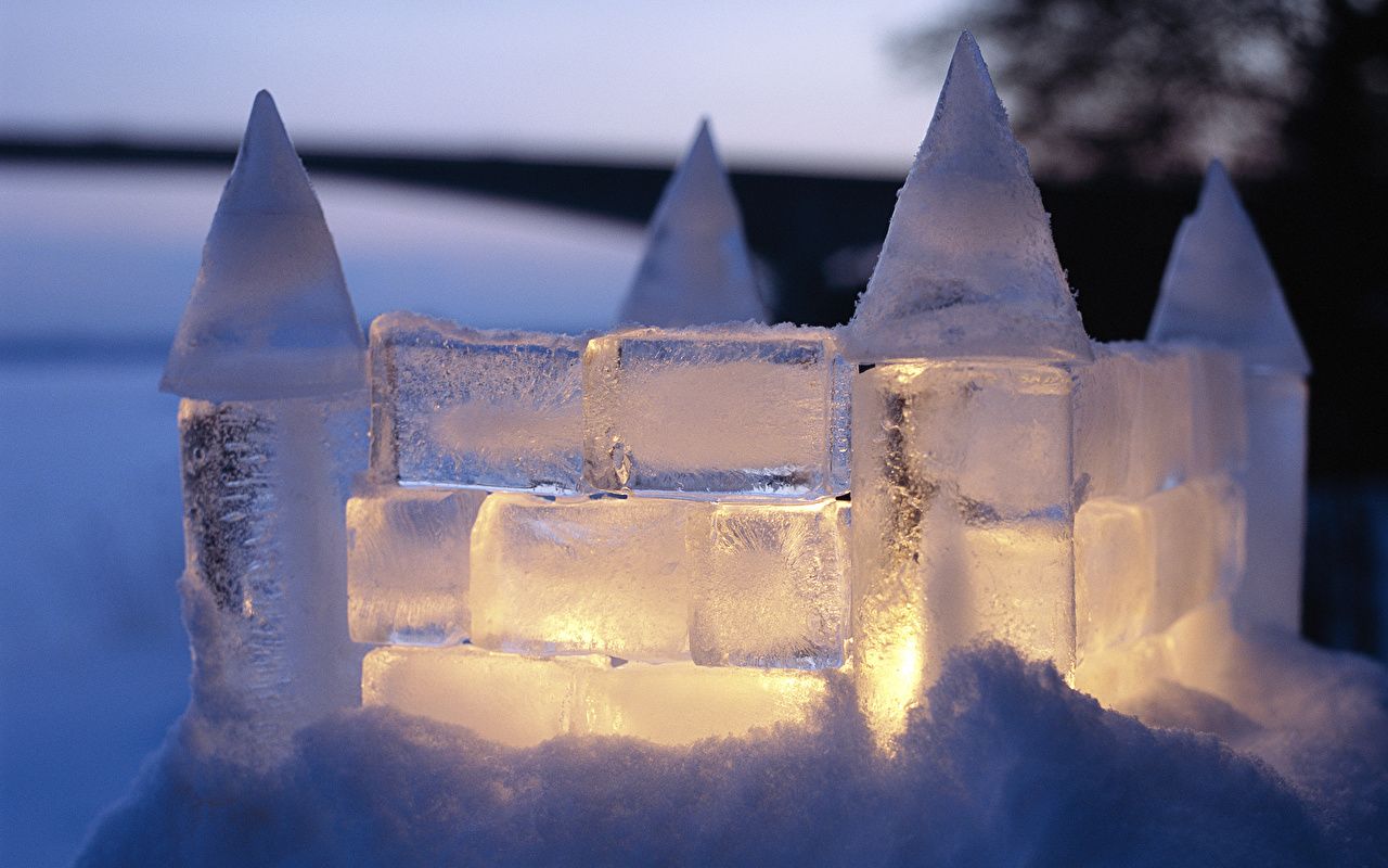 Desktop Wallpaper Ice Castles