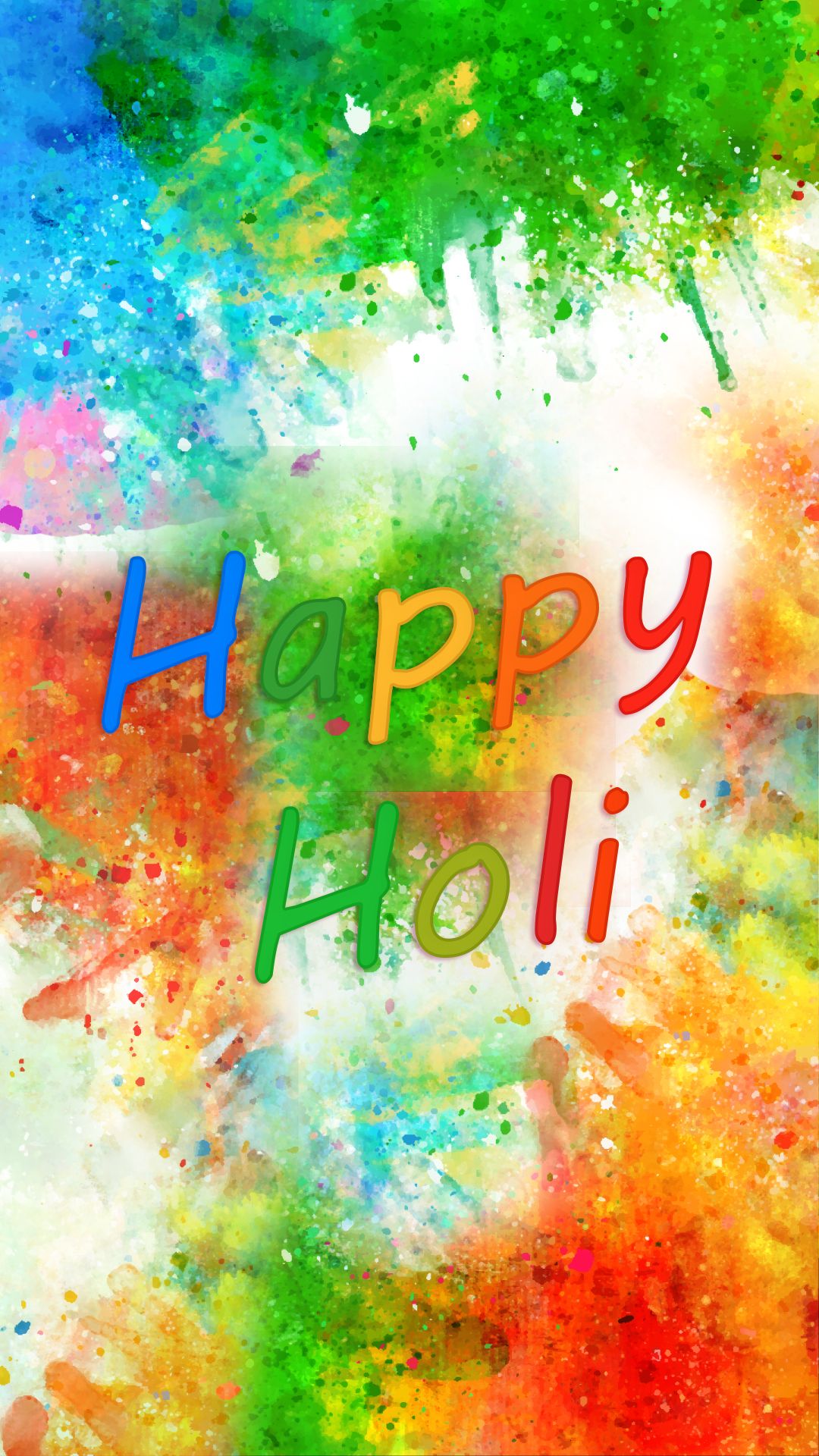 Happy Holi iPhone Background
