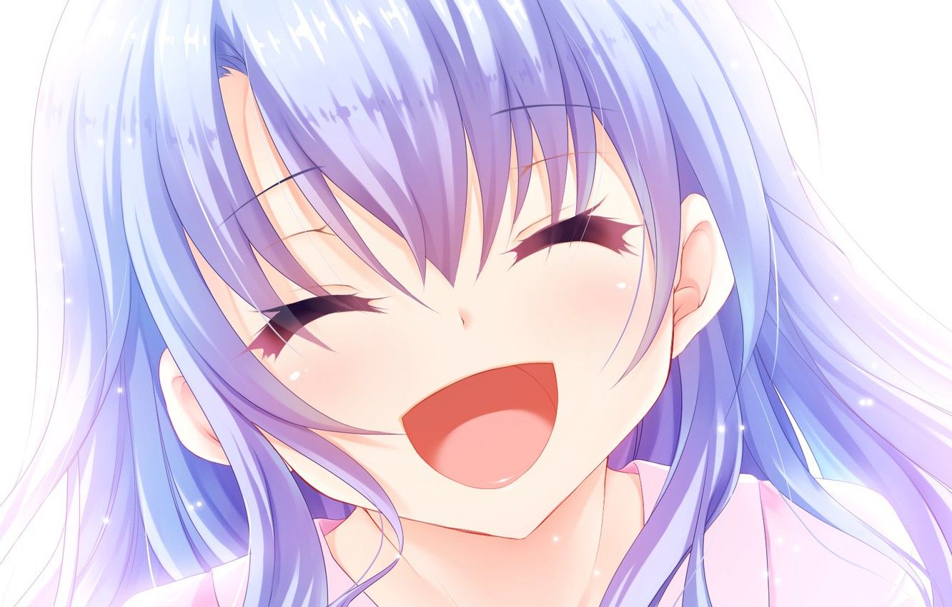 Laughing Anime Girl