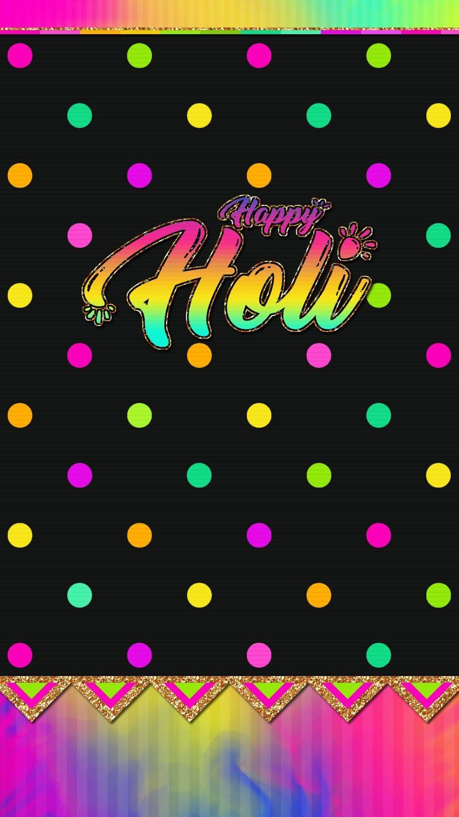 Happy Holi Simple Wallpaper, Phone Background, iPhone