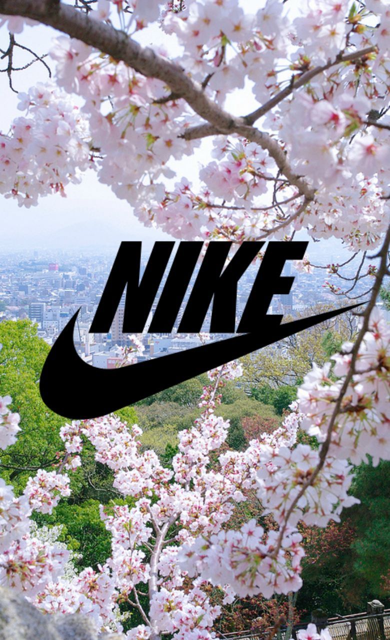 Adidas + Nike cherry blossom wallpaper Requests open!. Nike