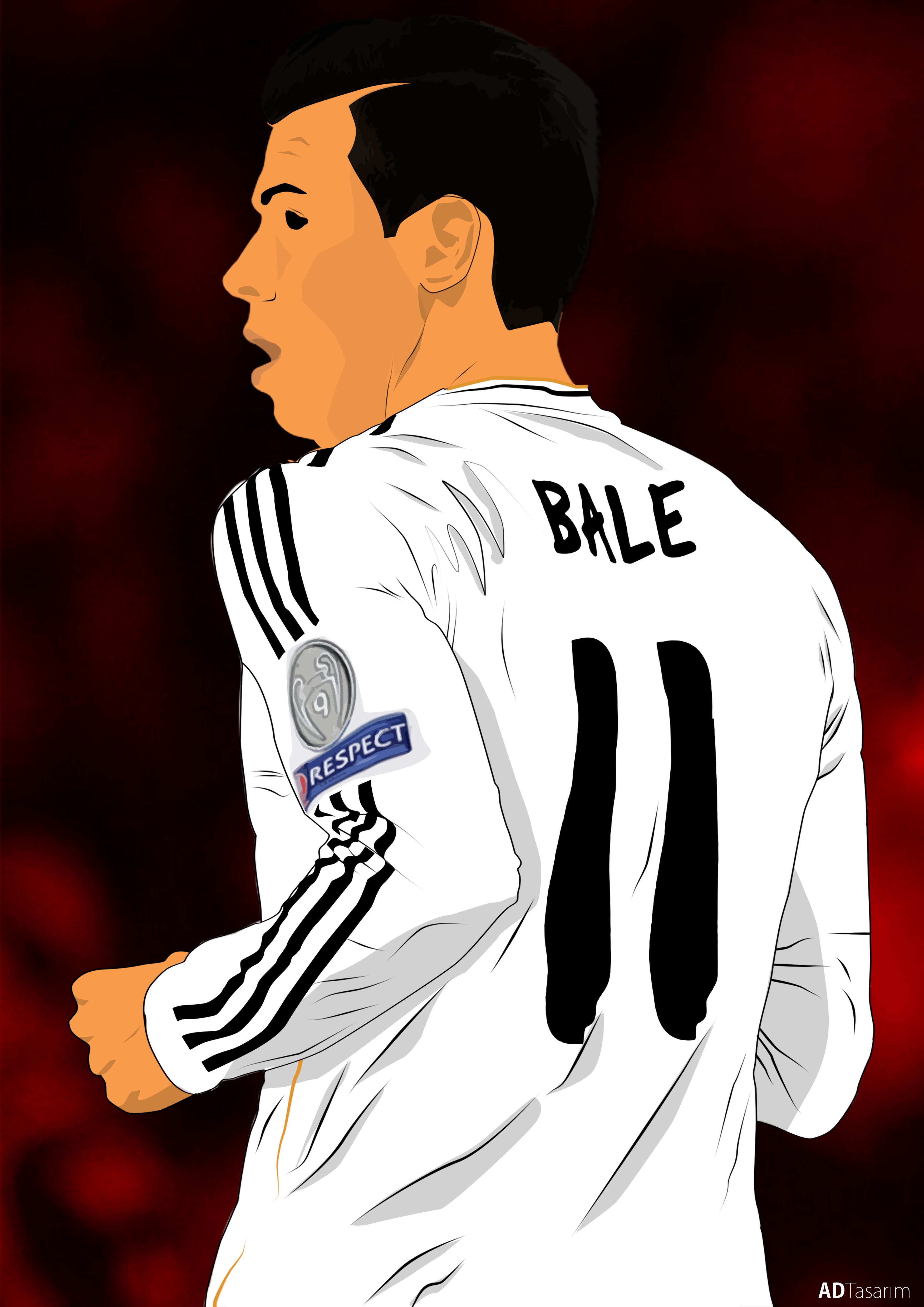 Free download Gareth Bale iPhone 5 Wallpaper Gareth bale vector