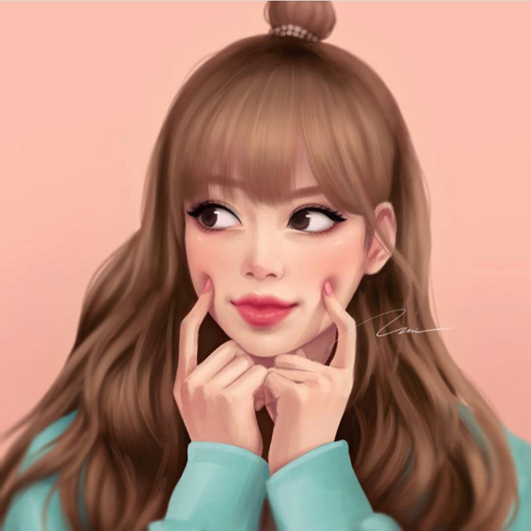 Blackpink Fanart Lisa Blackpink Wallpaper Cute Cartoon Wallpapers ...