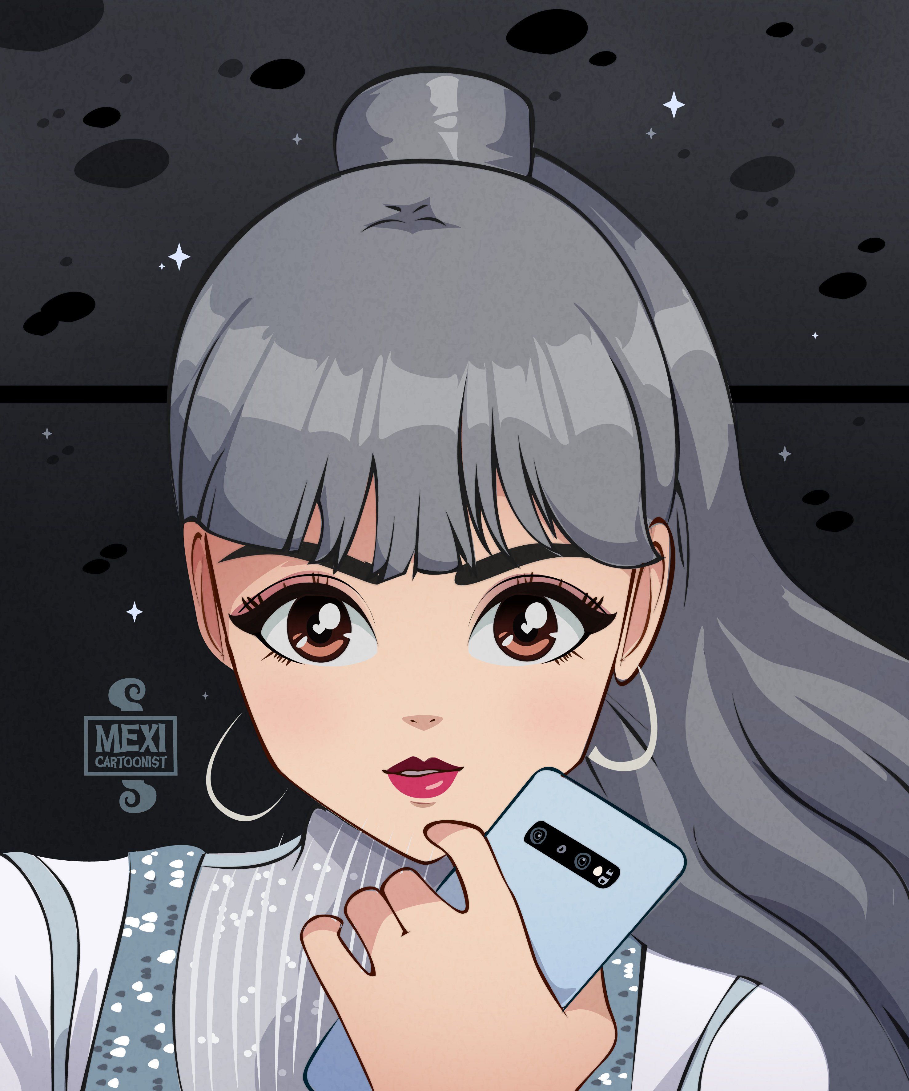 Blackpink Lisa Anime Wallpaper Download  MobCup